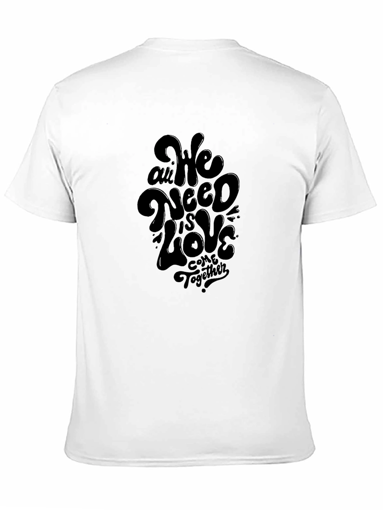 Black We All Need is Love Graphic Tee view 11