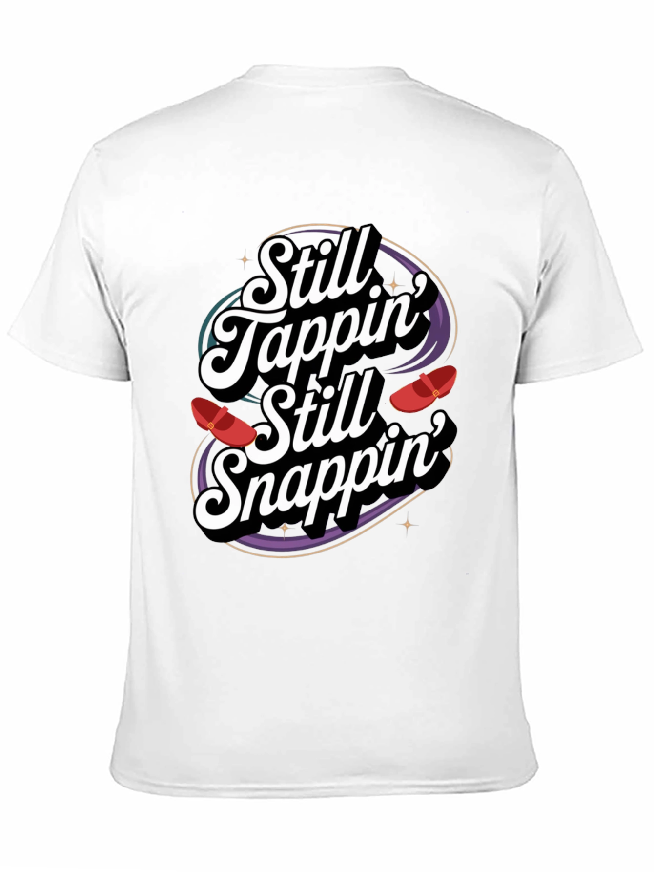 Black Still Tappin' Still Snappin' Graphic Tee view 11