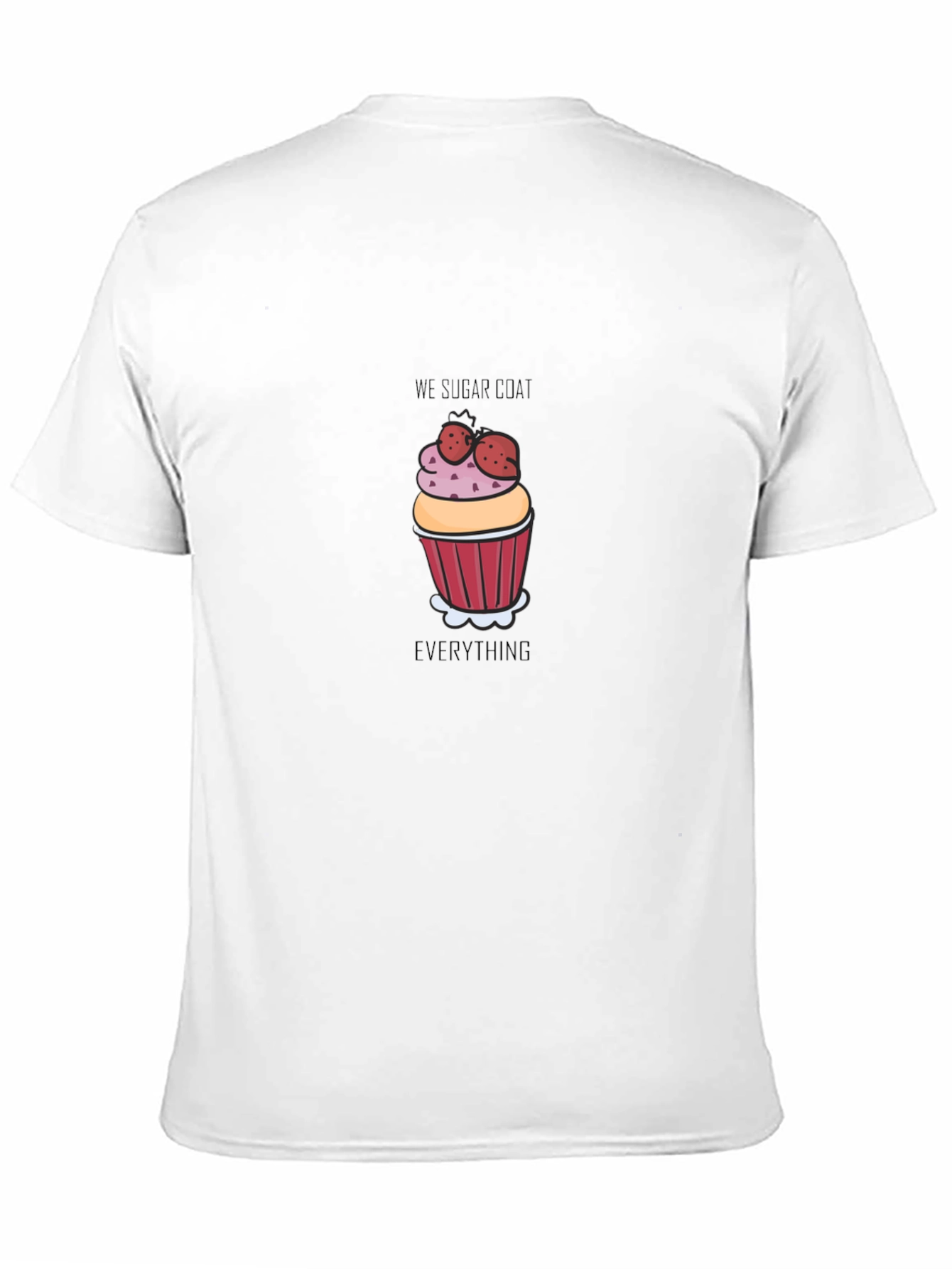 Black Sugar Coat Cupcake Graphic Tee view 11