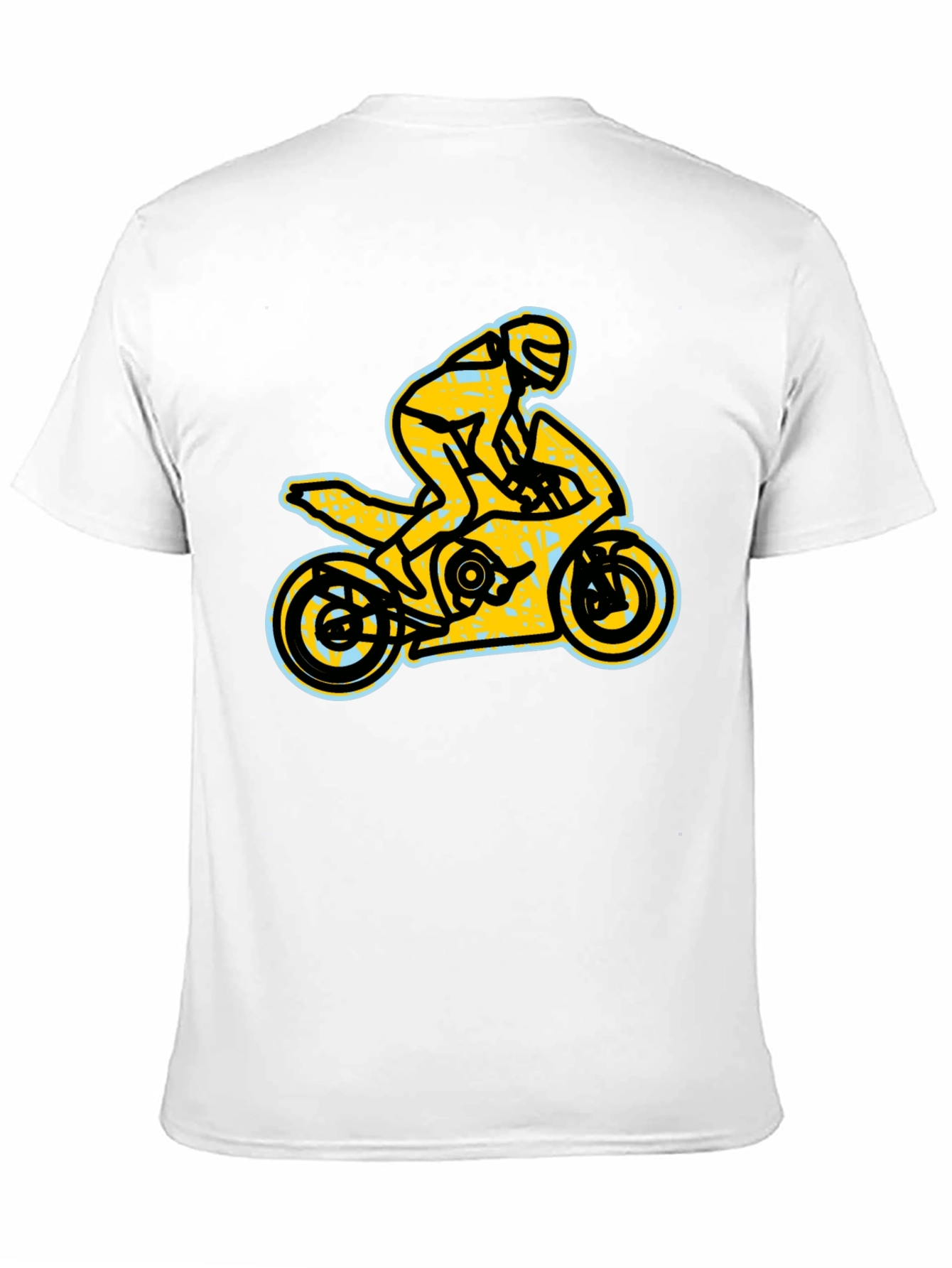 Black Motorcycle T-Shirt - Ride in Style! view 11
