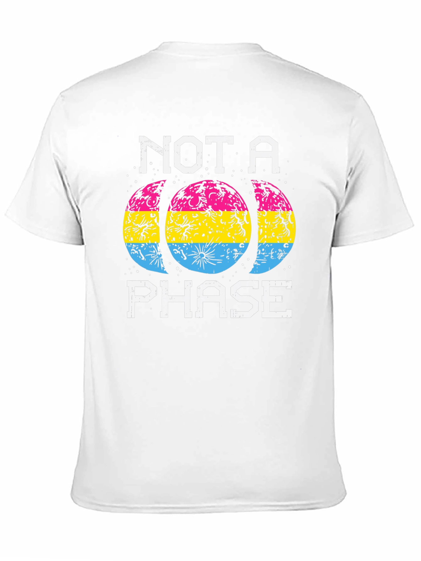 Black Not a Phase Pansexual Pride T-Shirt view 11