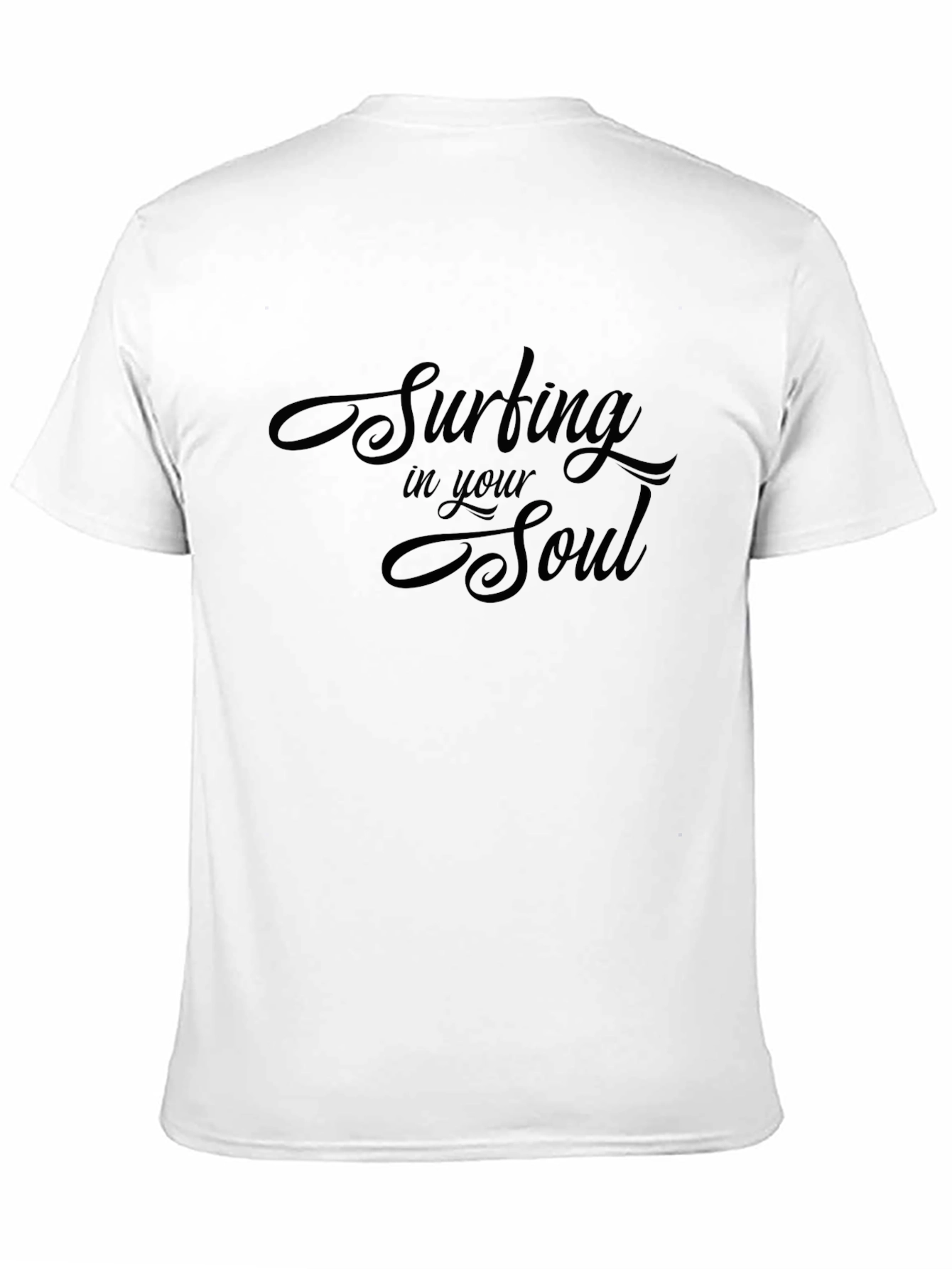 Black Surfing in your Soul Graphic T-Shirt - Black view 11