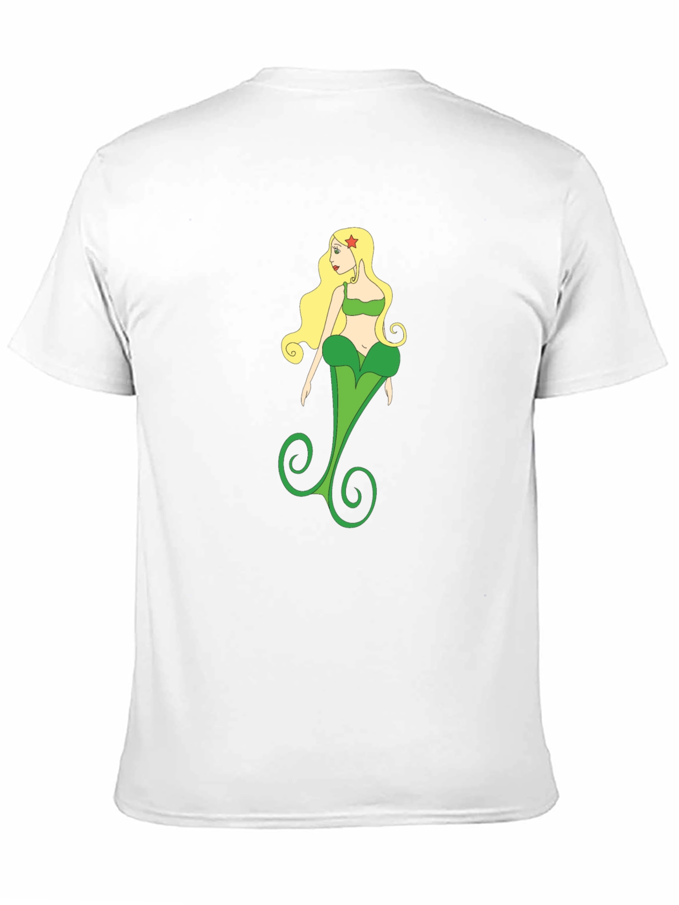 Black Unique Mermaid T-Shirt - Graphic Tee view 11