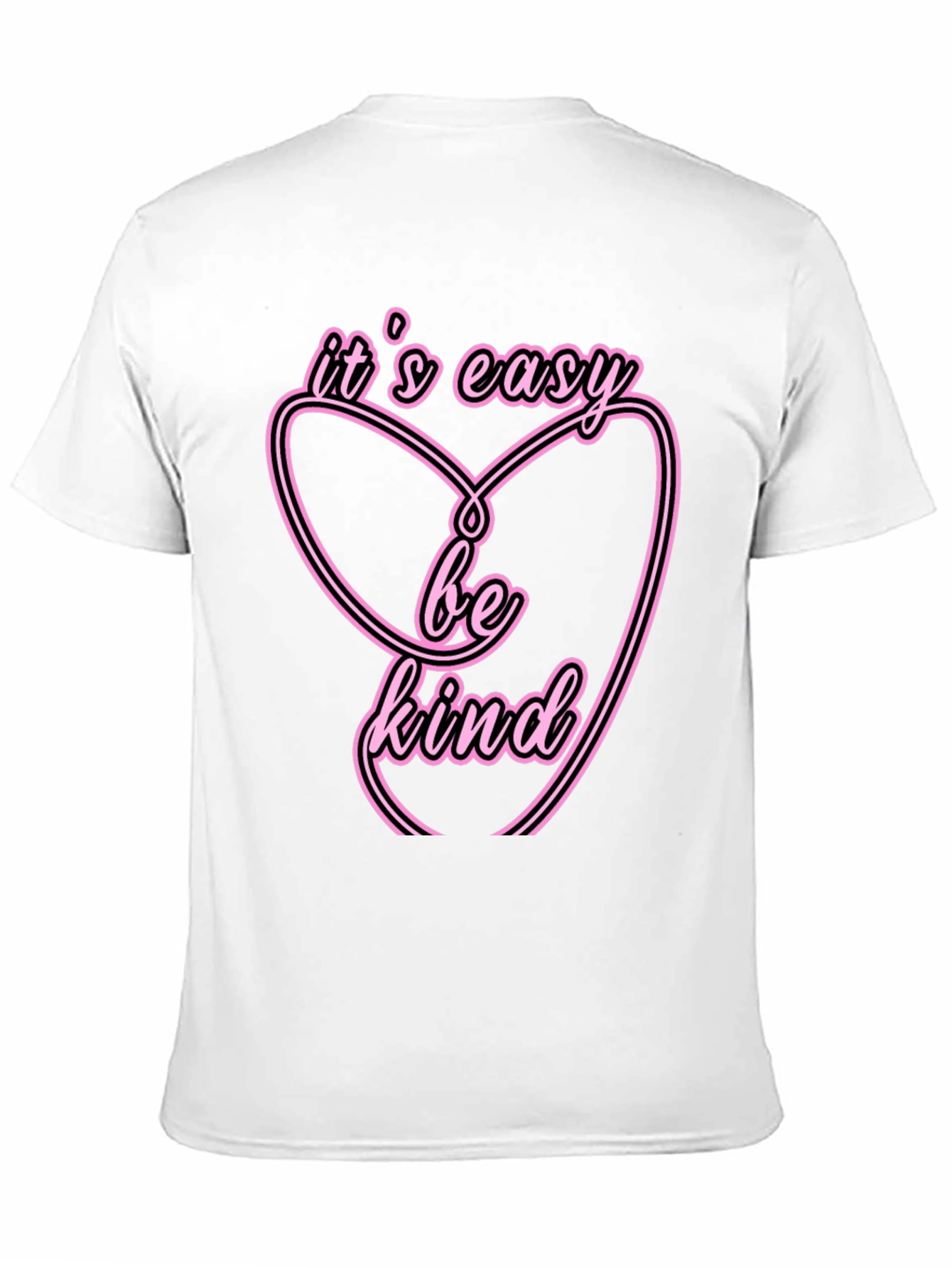 Black It's Easy Be Kind T-Shirt view 11