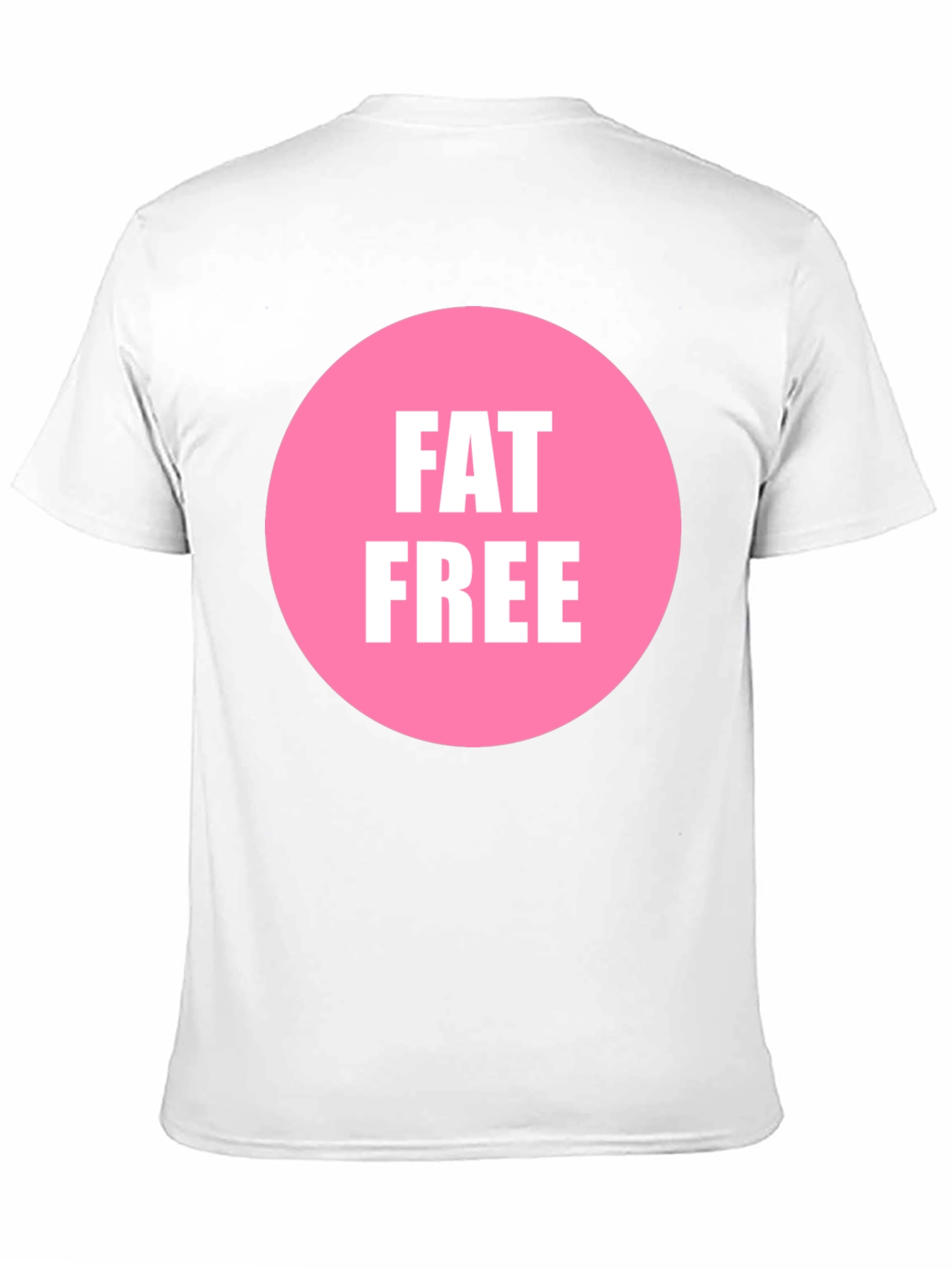 Black Fat Free Graphic Tee - Unisex Black T-Shirt view 11