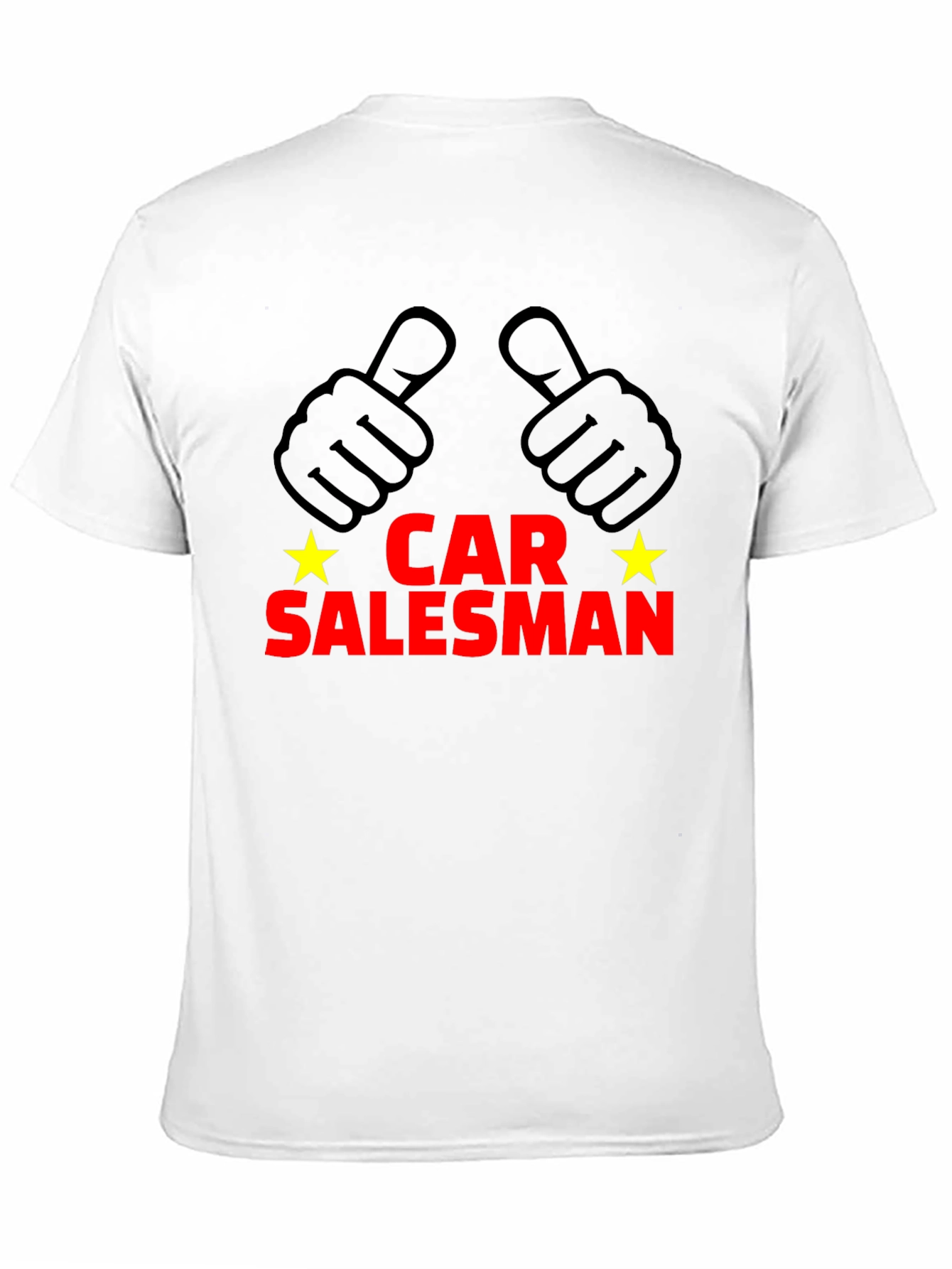 Black Car Salesman Funny Graphic T-Shirt view 11