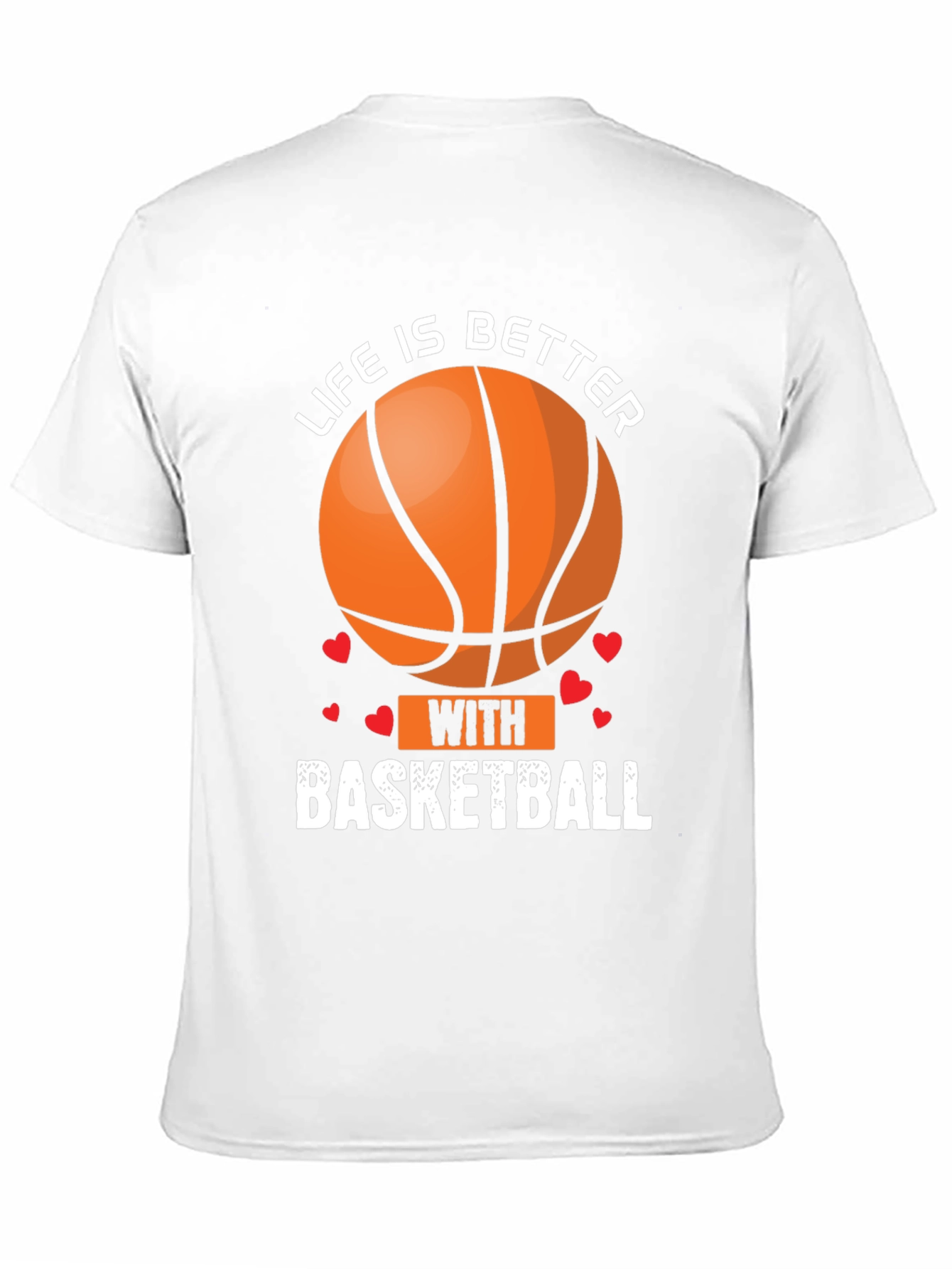 Black Life Is Better With Basketball Graphic T-Shirt view 11