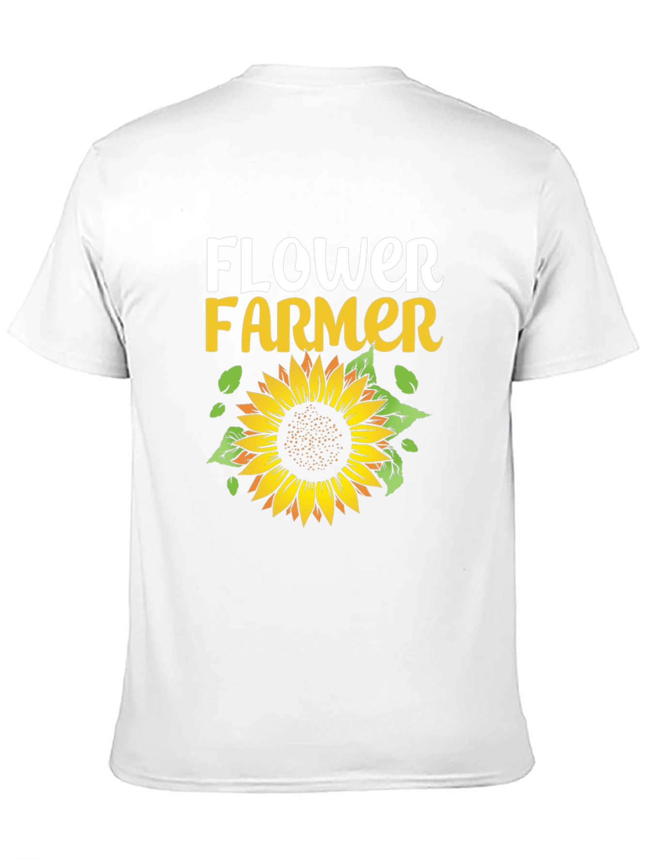 Black Flower Farmer Graphic Tee - Black Unisex T-Shirt view 11