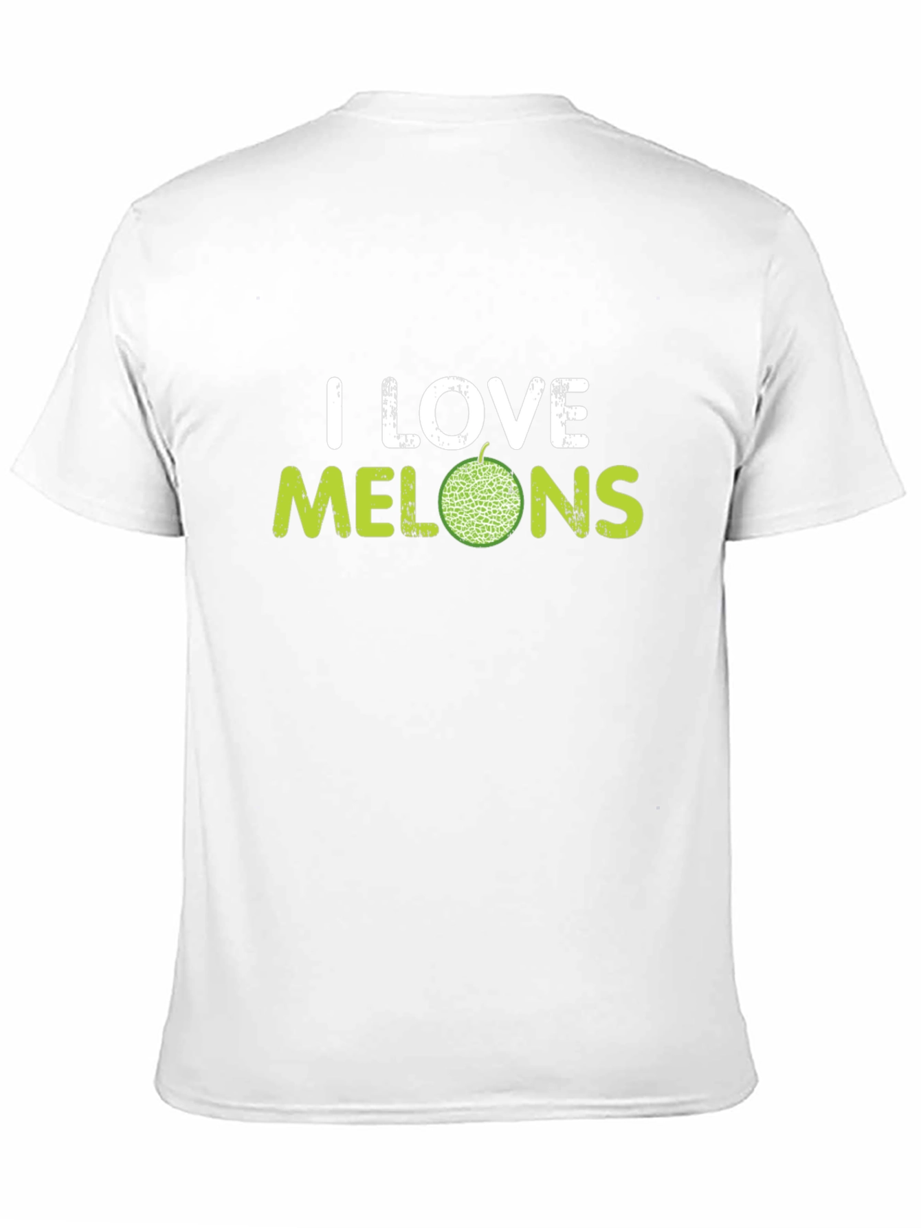 Black I Love Melons Graphic T-Shirt - Black view 11