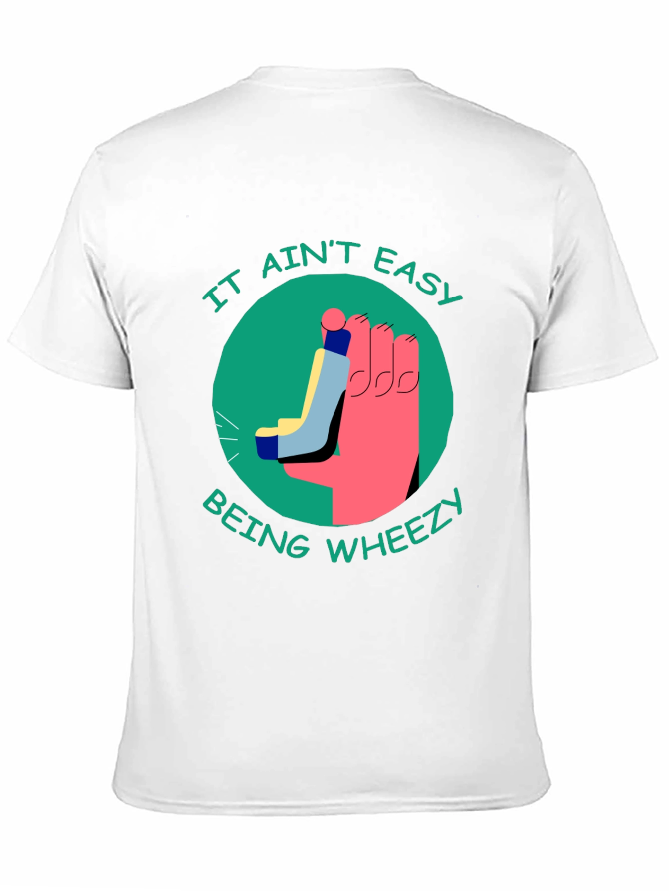 Black It Ain't Easy Being Wheezy T-Shirt view 11