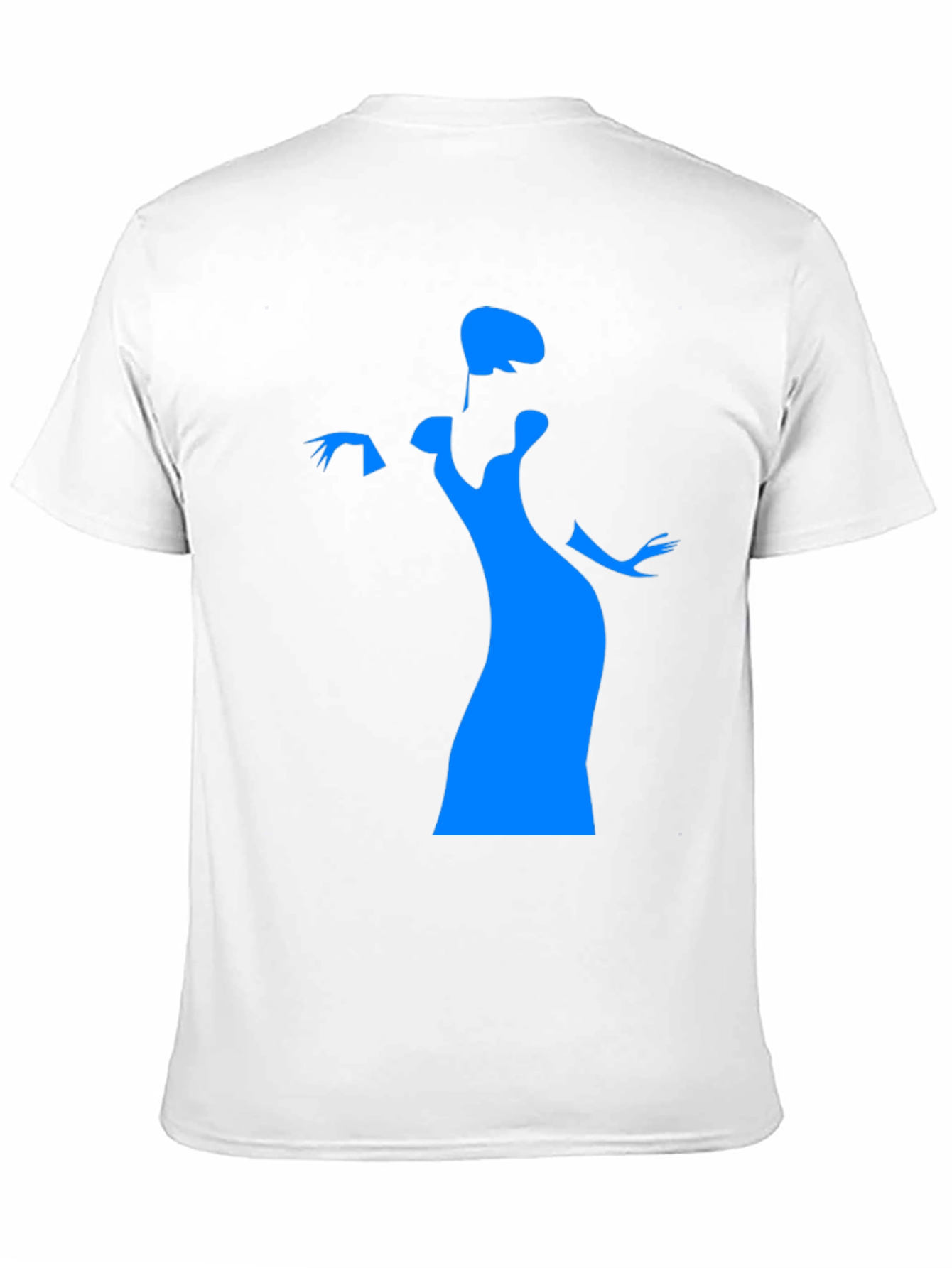 Black Elegant Silhouette Graphic T-Shirt view 11