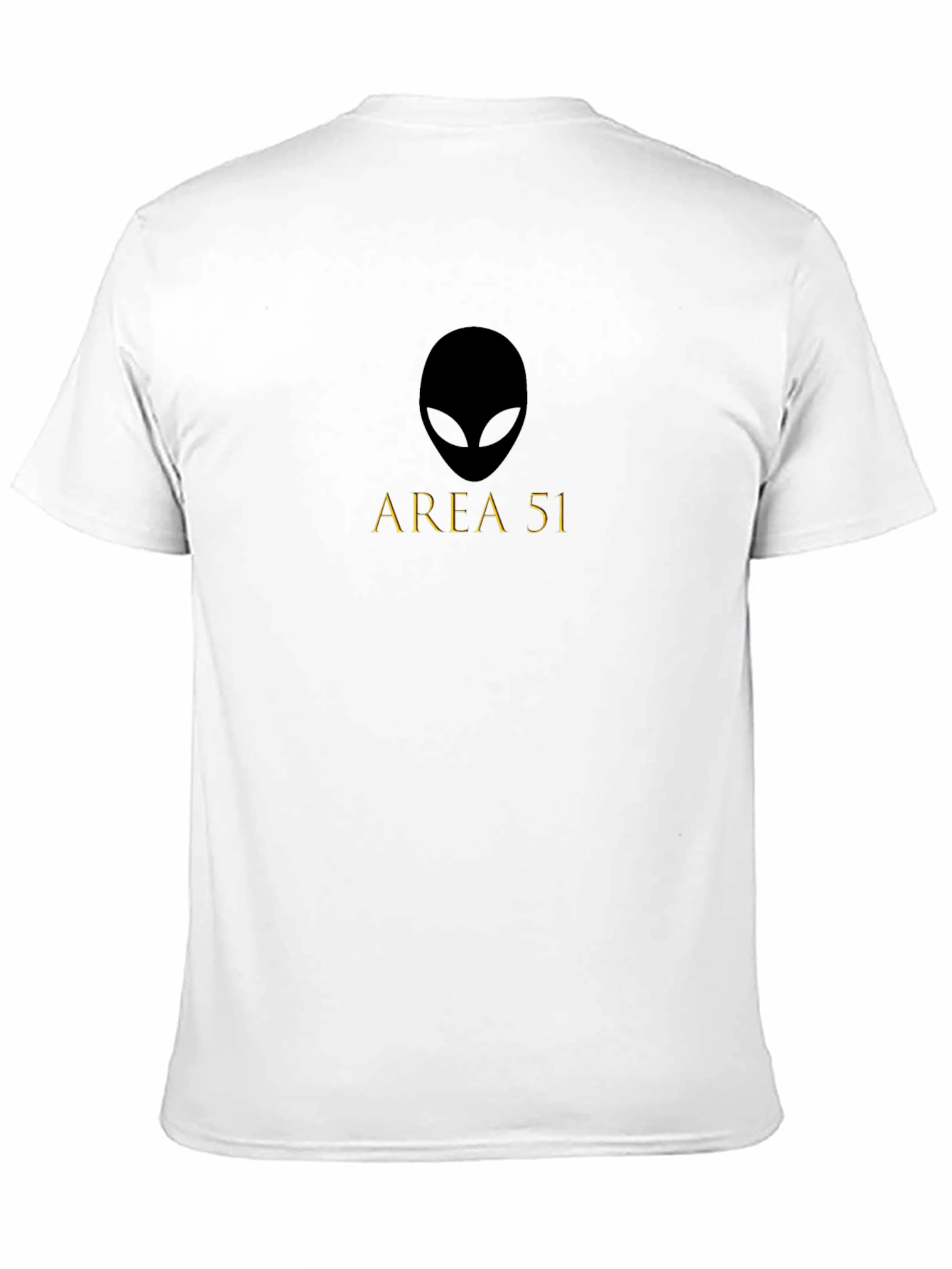 Black Area 51 Alien Graphic Tee - Black Cotton T-Shirt view 11