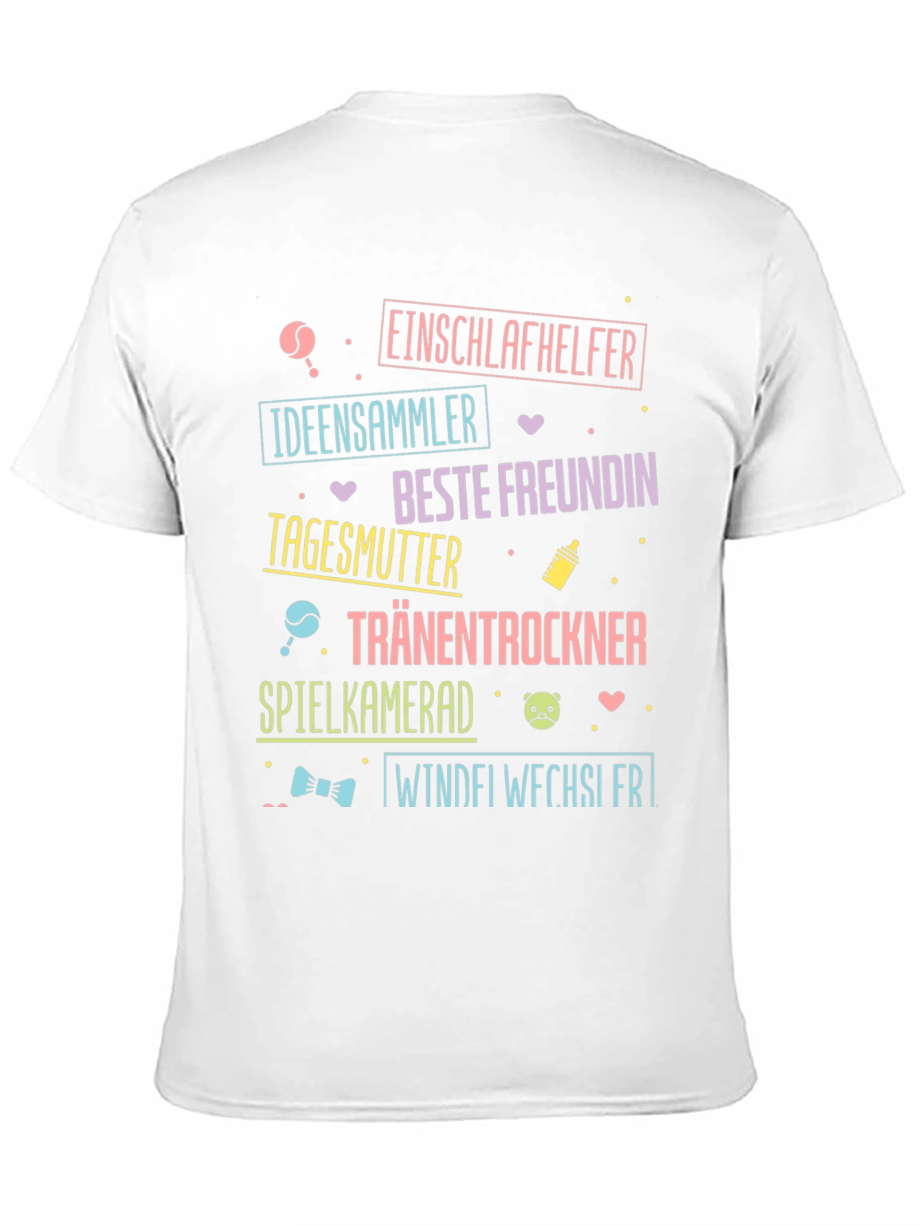 Black Einschlafhelfer Tagesmutter Graphic Tee view 11