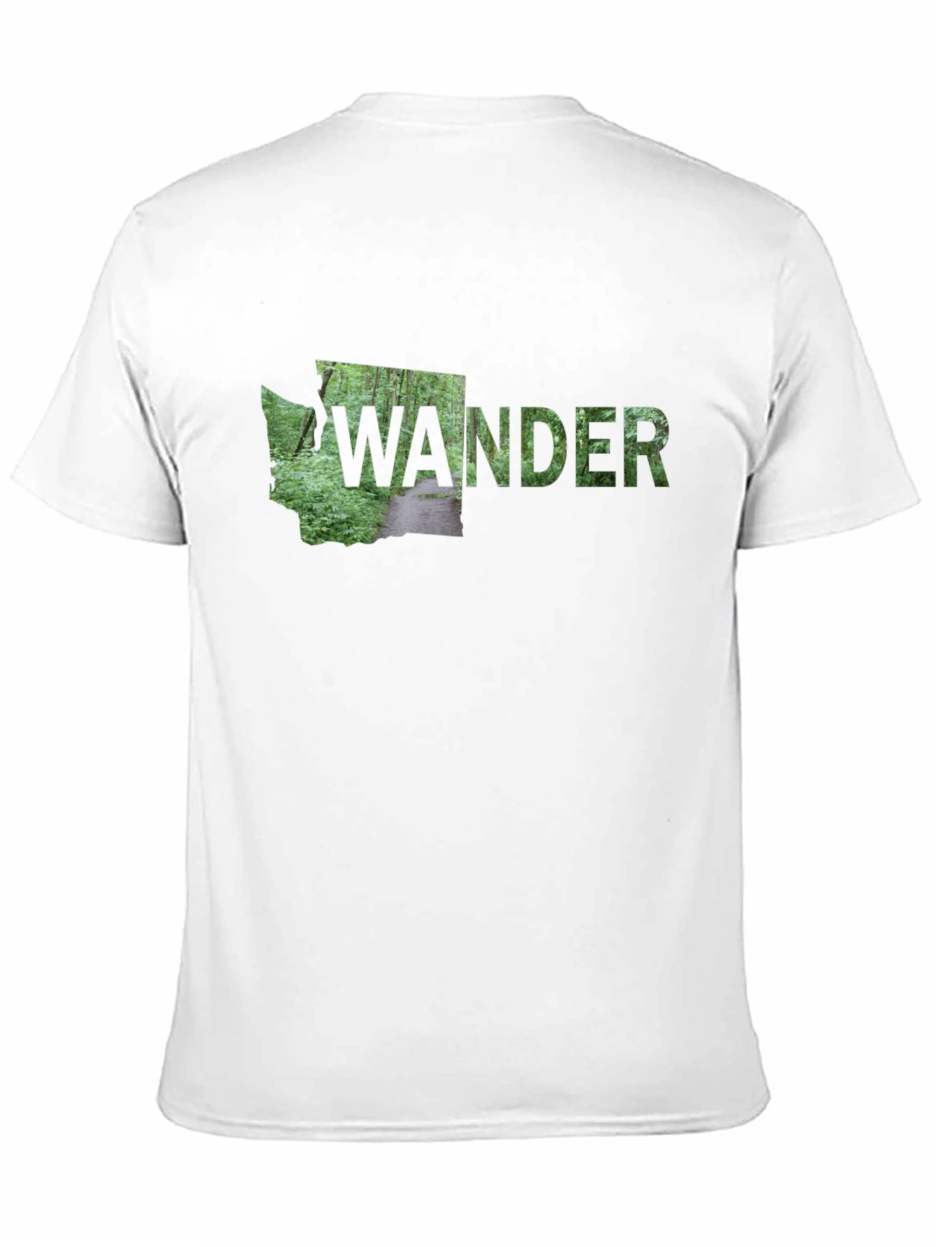 Black Washington State Wander T-Shirt view 11