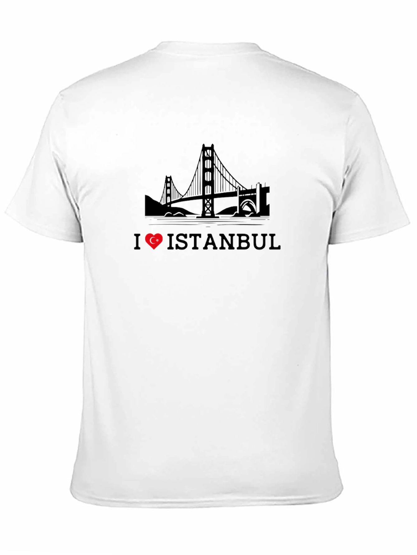 Black I Love Istanbul Black Graphic Tee view 11