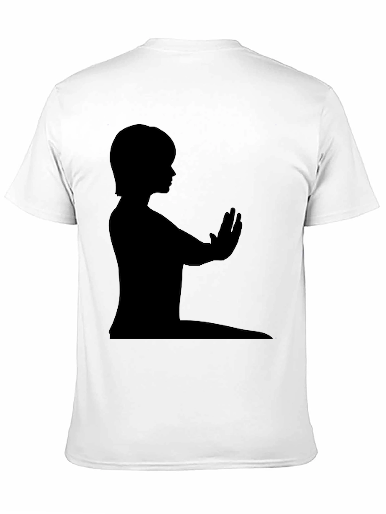 Black Silhouette Graphic Tee - Black view 11