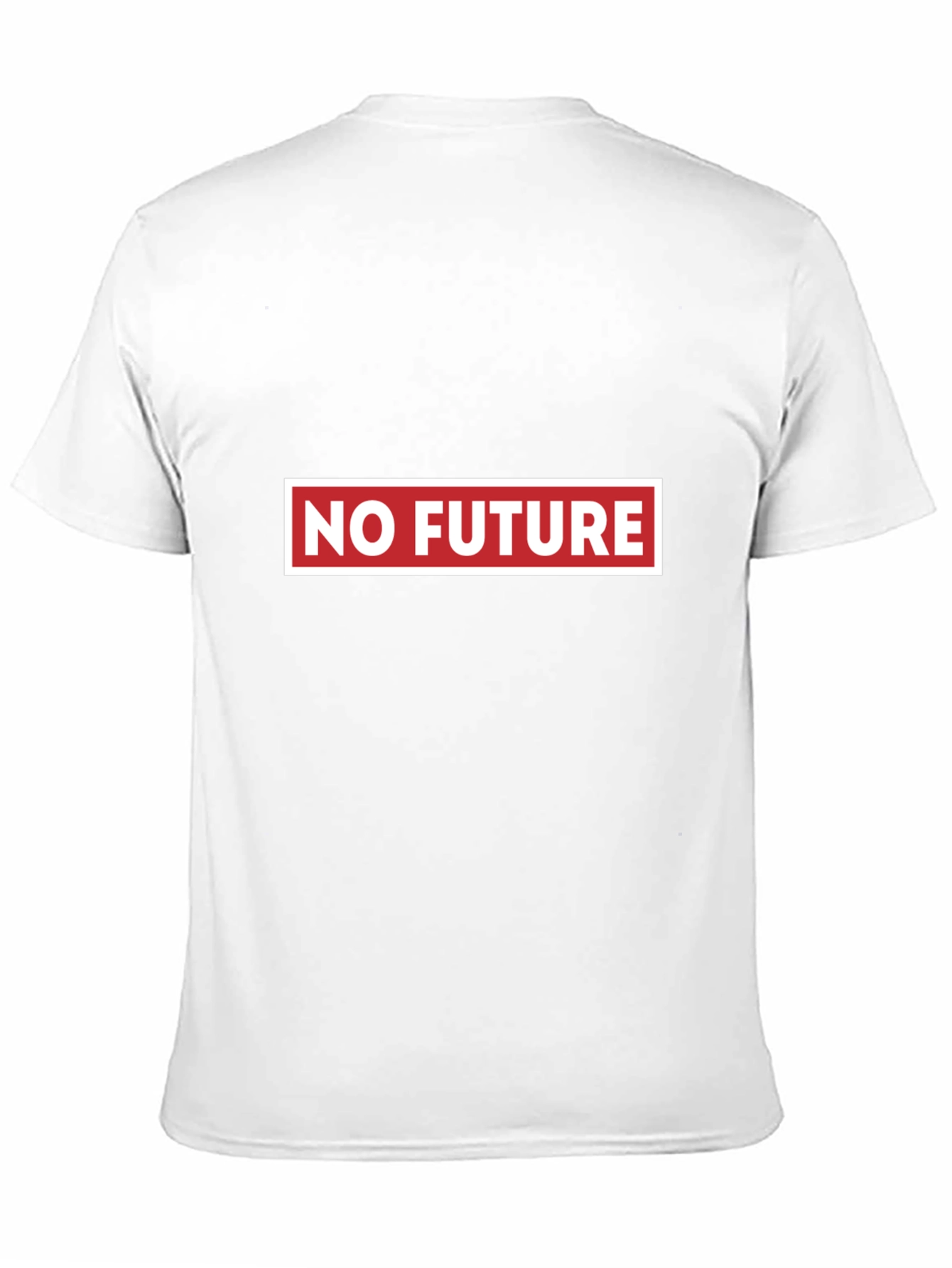 Black No Future Graphic Tee - Bold Statement Shirt view 11