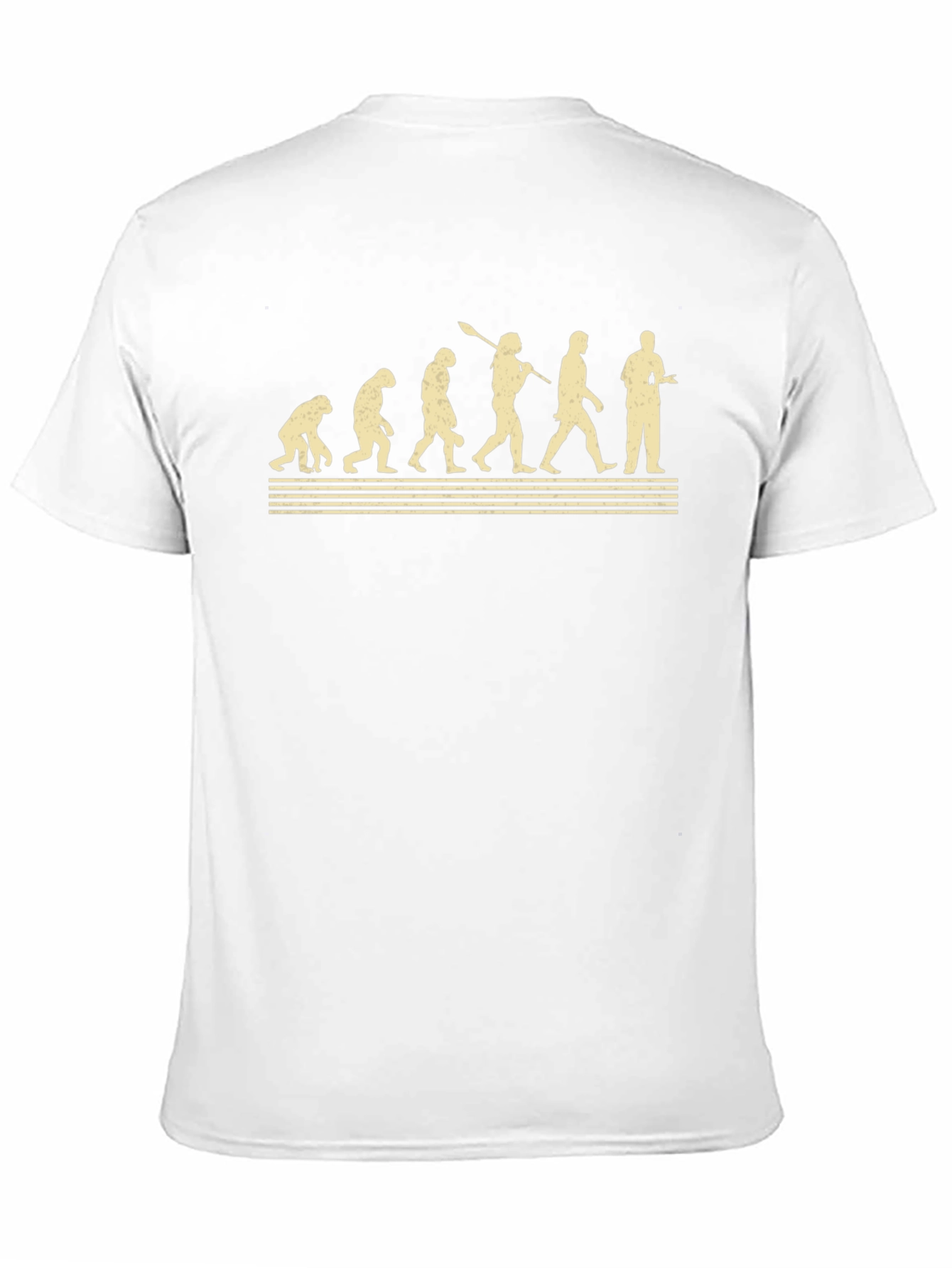 Black Evolution of Man T-Shirt view 11