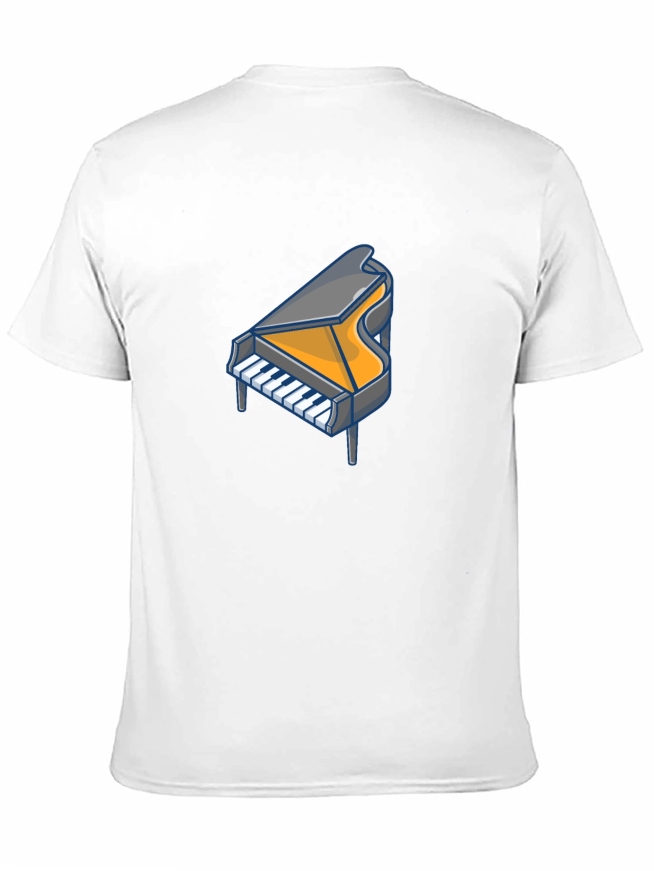 Piano Graphic Tee - Music Lover's T-Shirt - 11