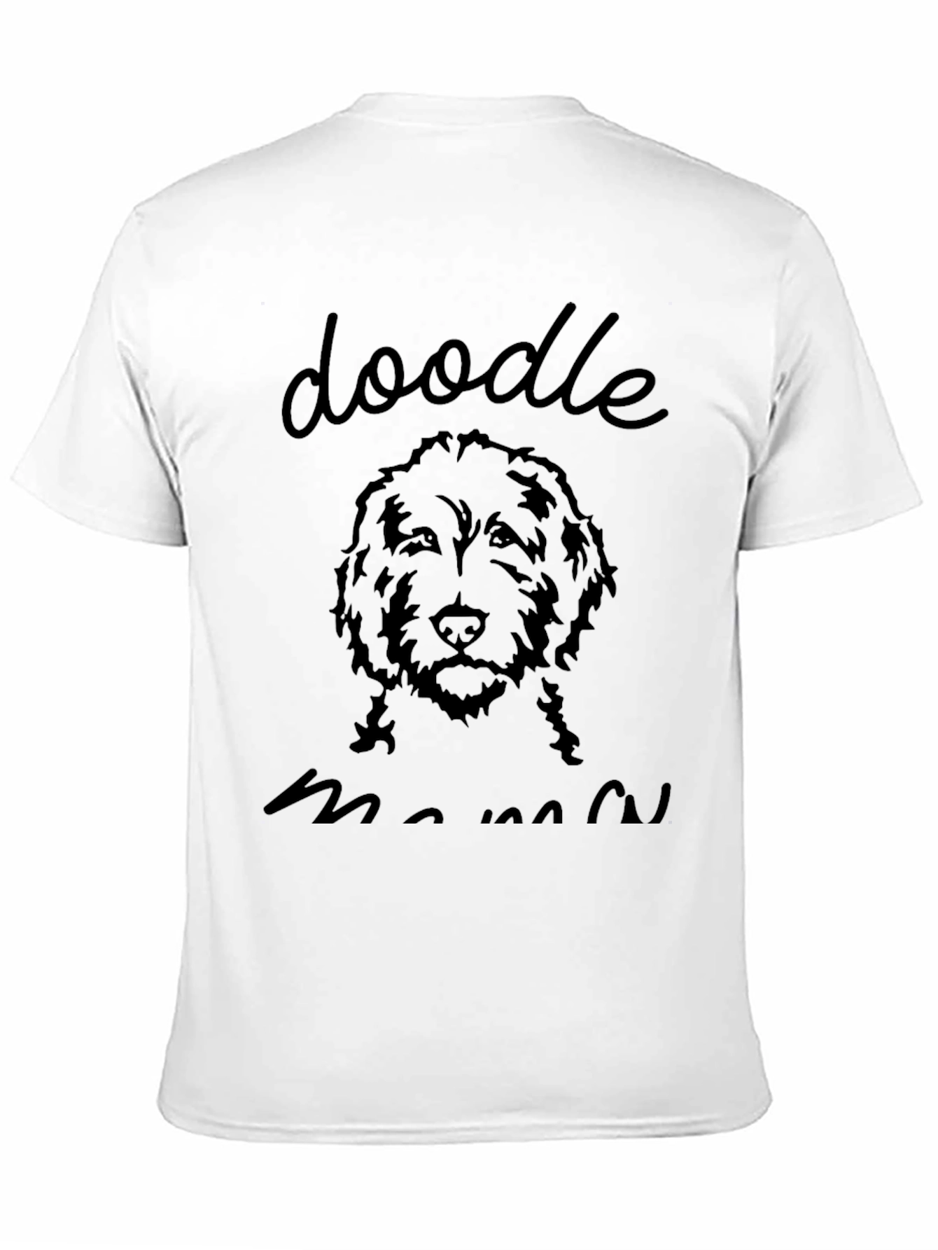 Black Doodle Mama Black T-Shirt - Dog Lover Tee view 11