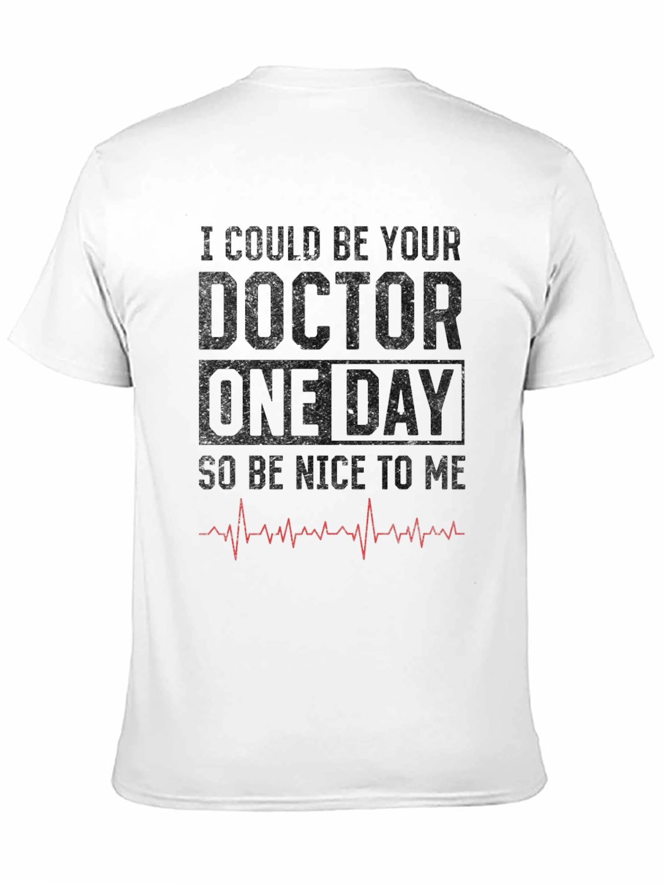 Black Future Doctor T-Shirt - Be Nice to Me view 11