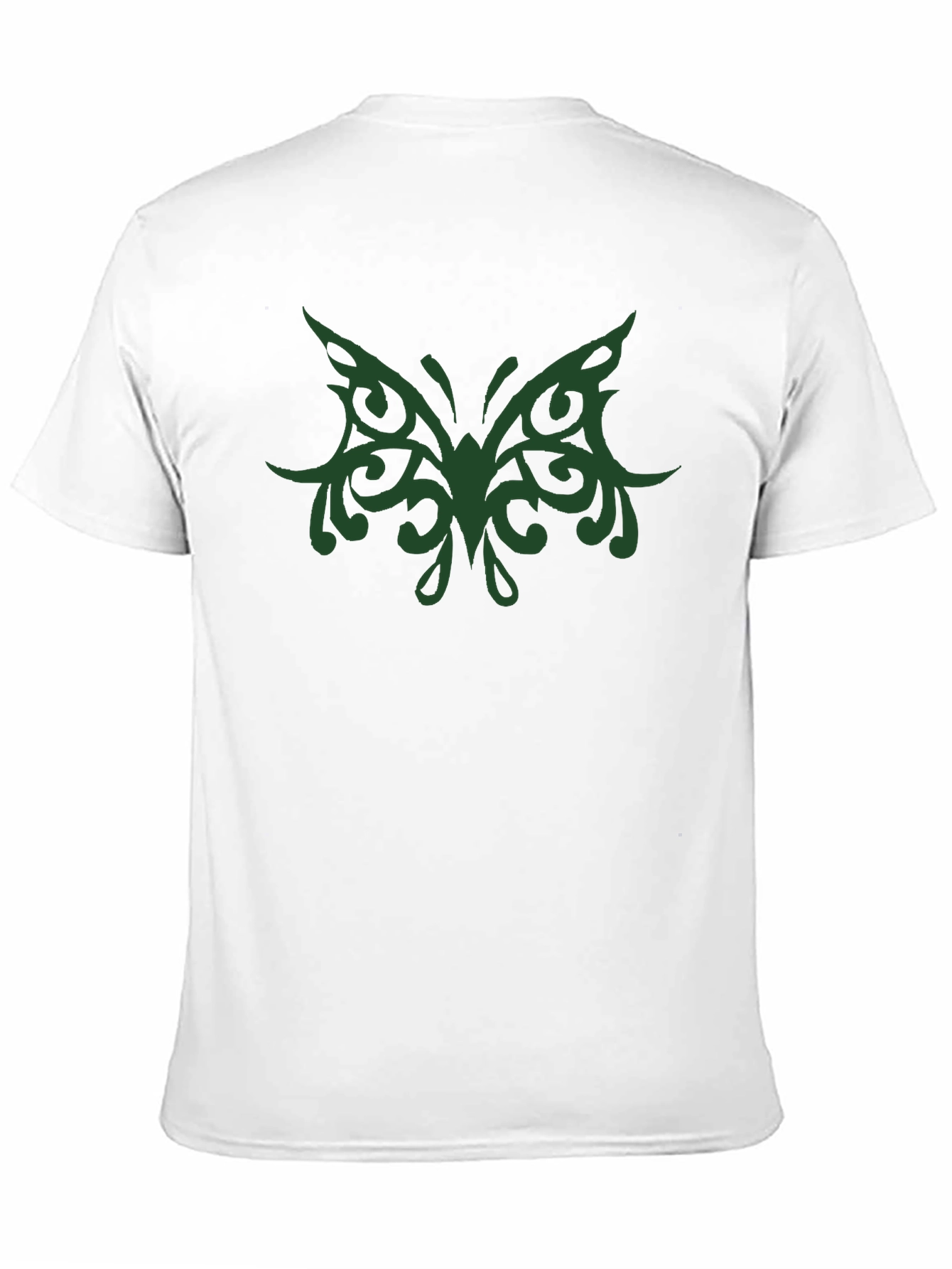 Black Butterfly Graphic Tee - Black Casual T-Shirt view 11