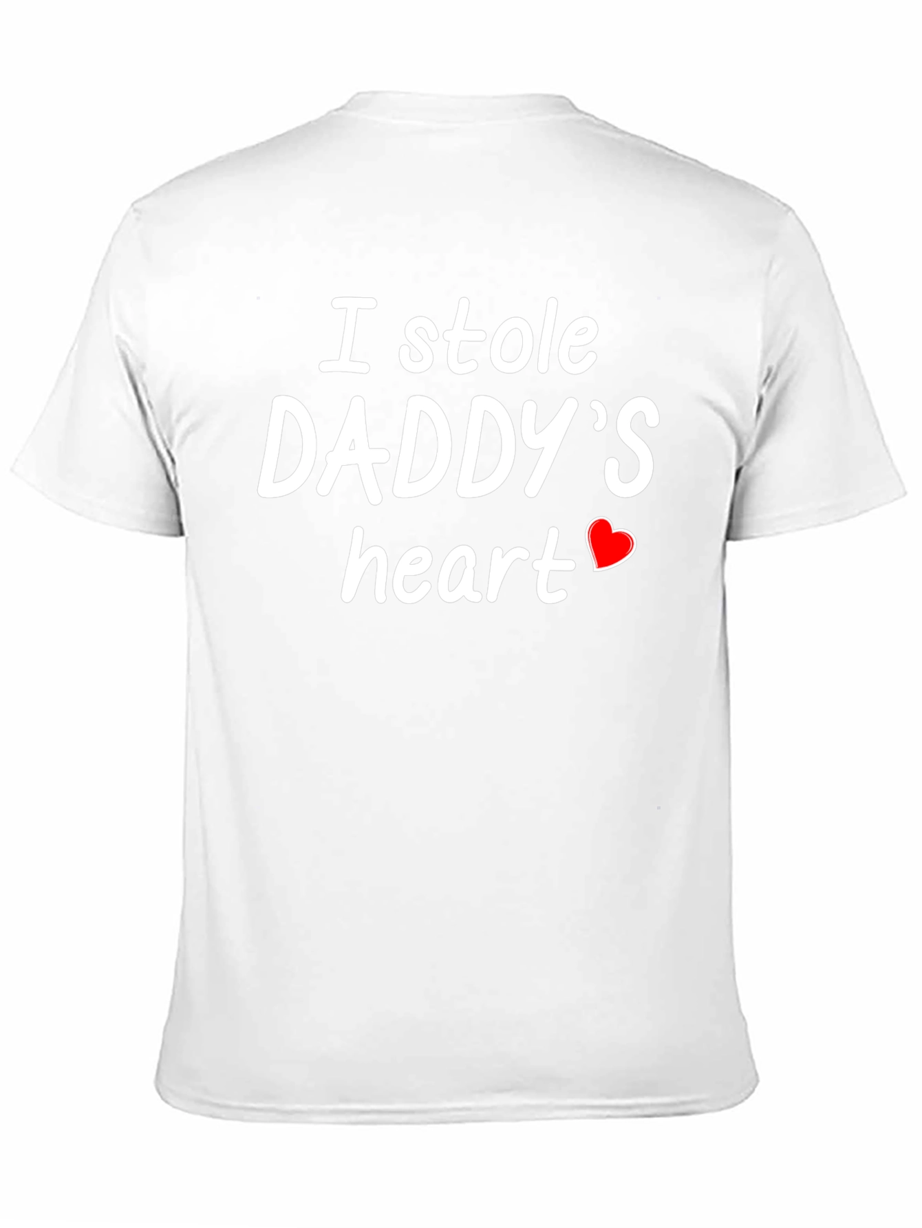 Black I Stole Daddy's Heart T-Shirt view 11