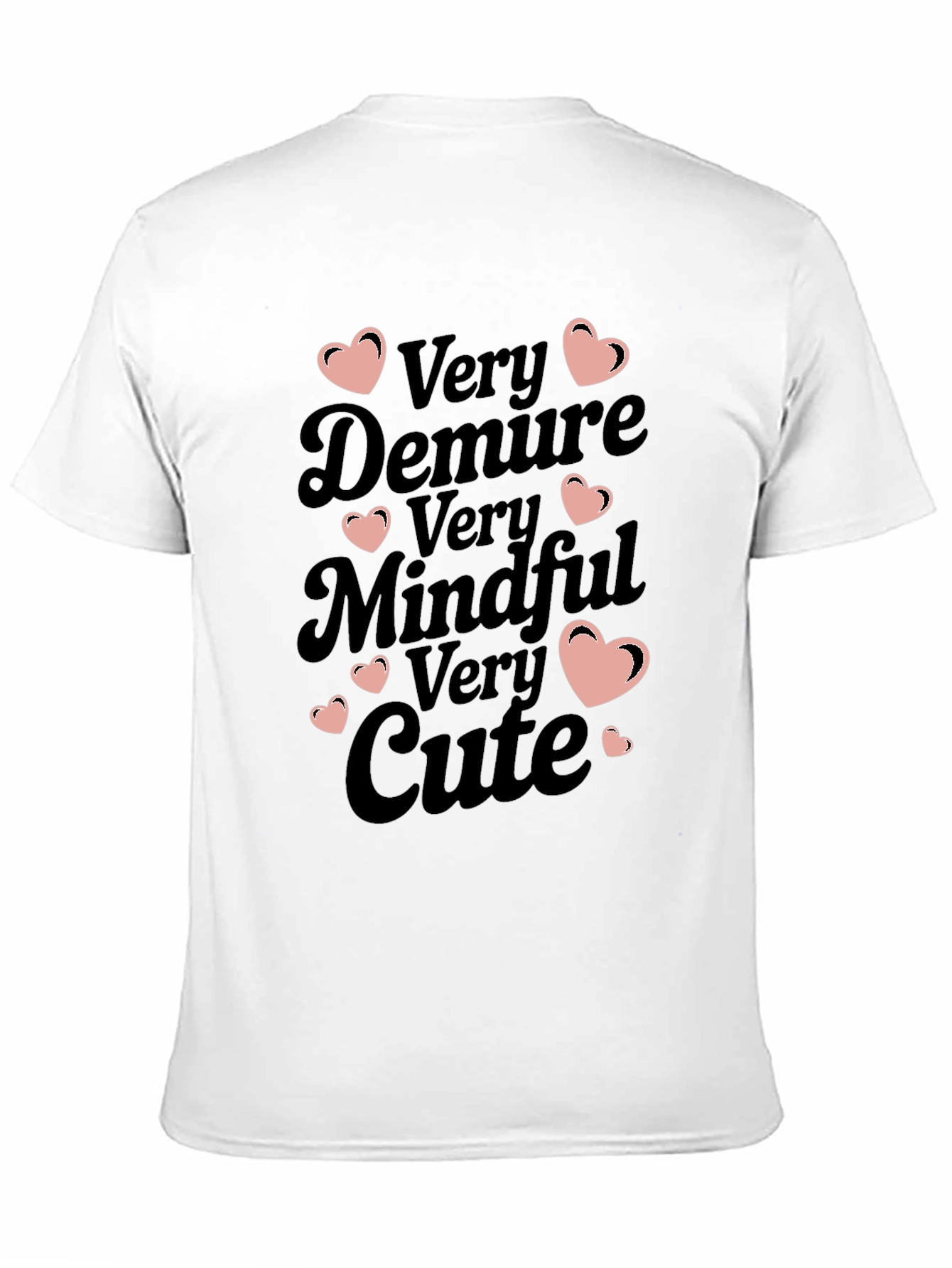 Black Very Demure Mindful Cute Graphic Tee view 11