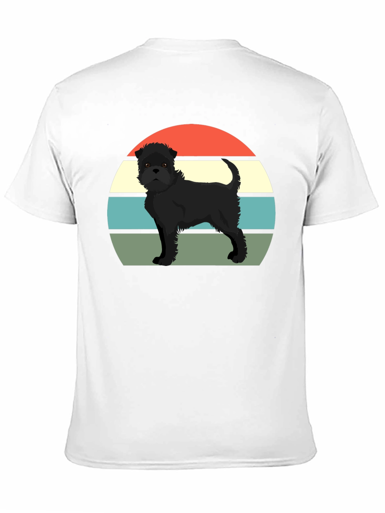 Black Retro Dog T-Shirt - Black view 11