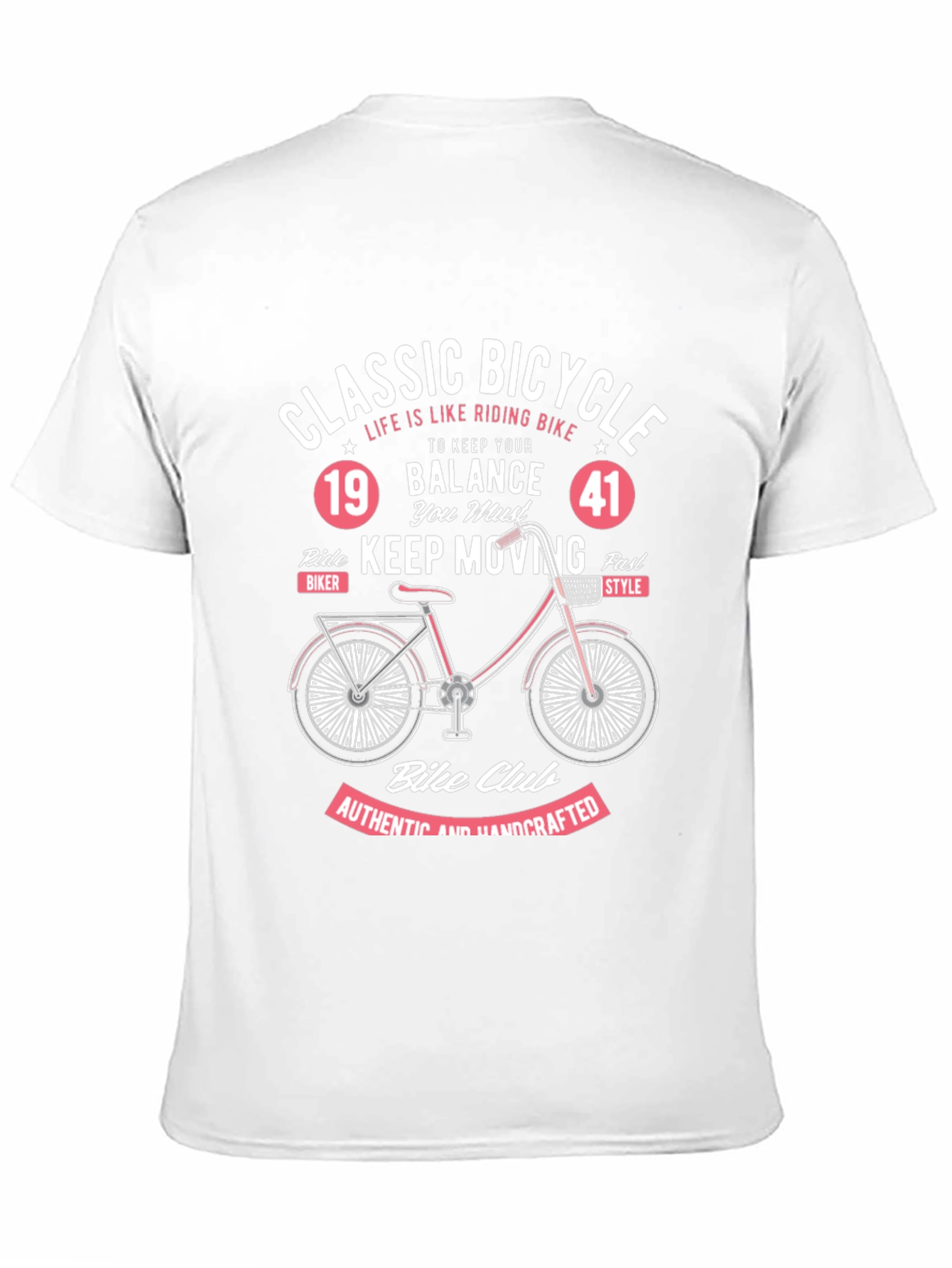Black Classic Bicycle Graphic T-Shirt - Ride in Style view 11