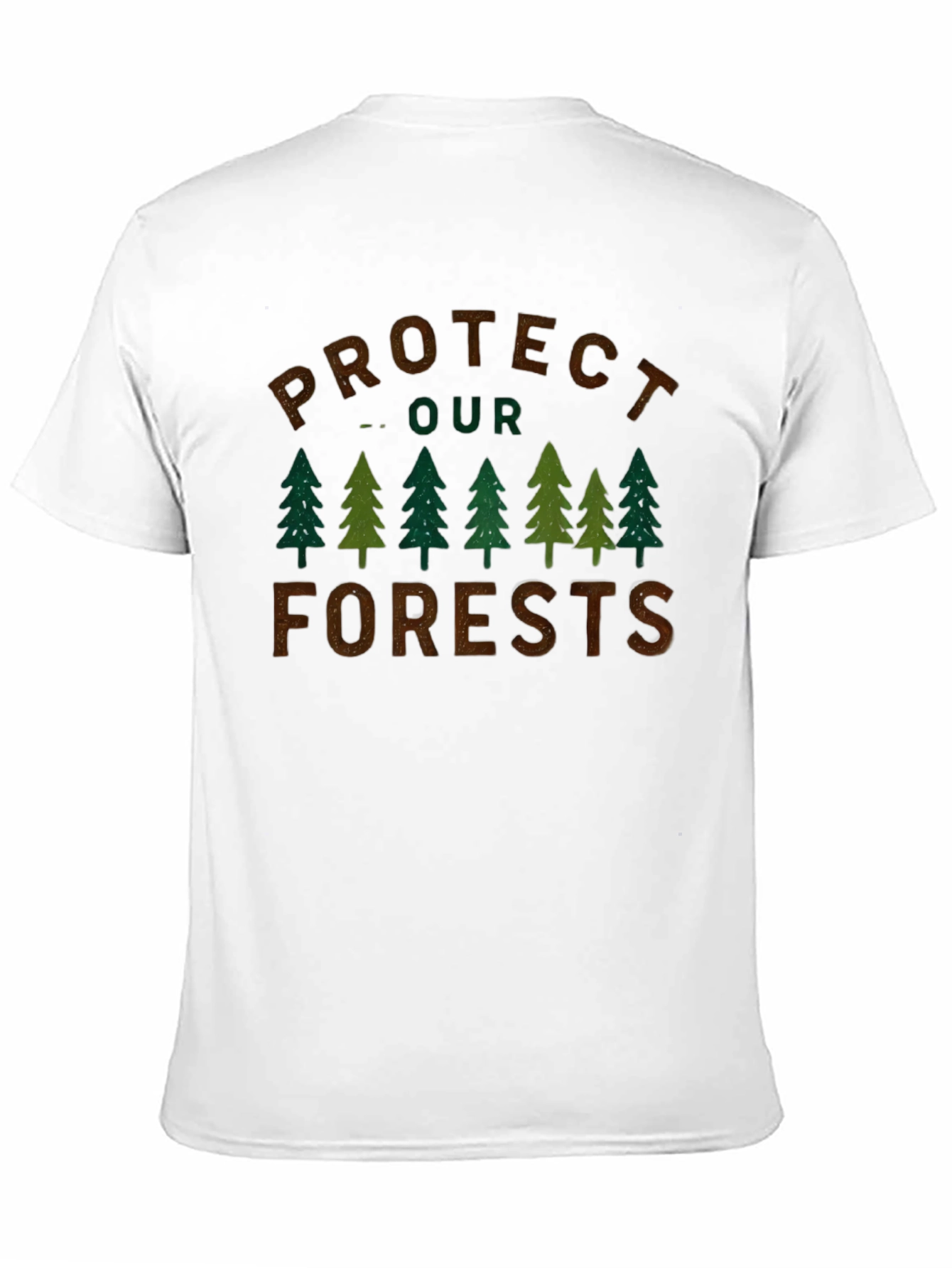 Black Protect Our Forests Graphic Tee - Black view 11