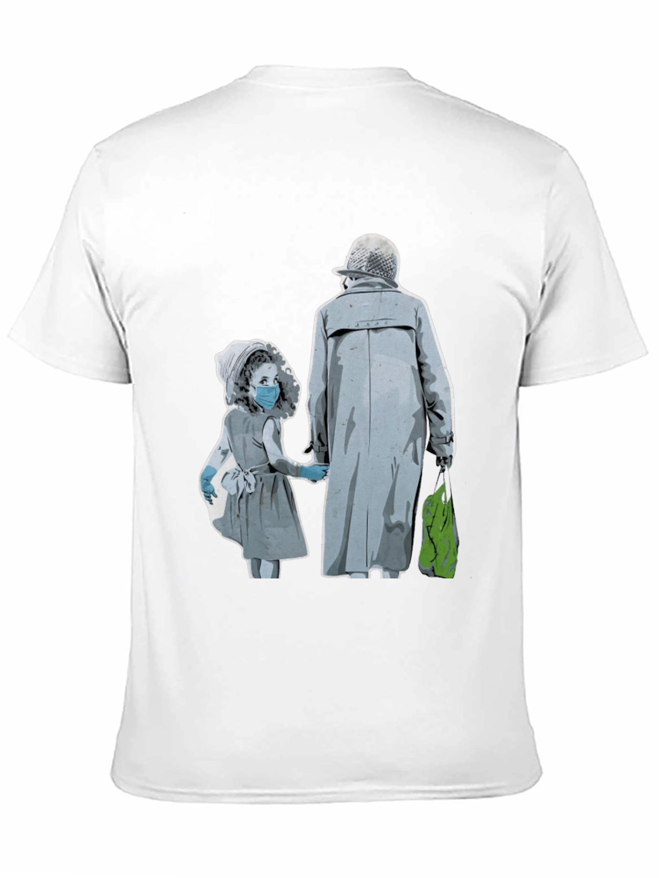 Black Artistic Graphic Tee - Masked Kids view 11