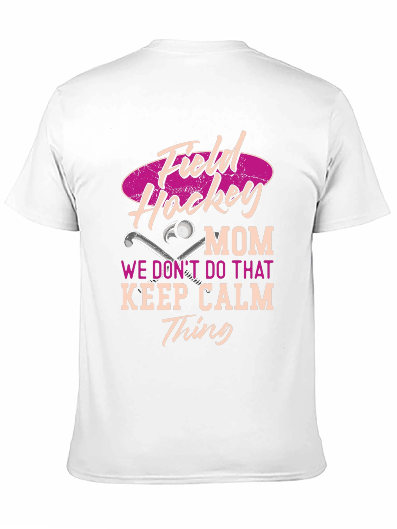 Black Field Hockey Mom Graphic T-Shirt view 11