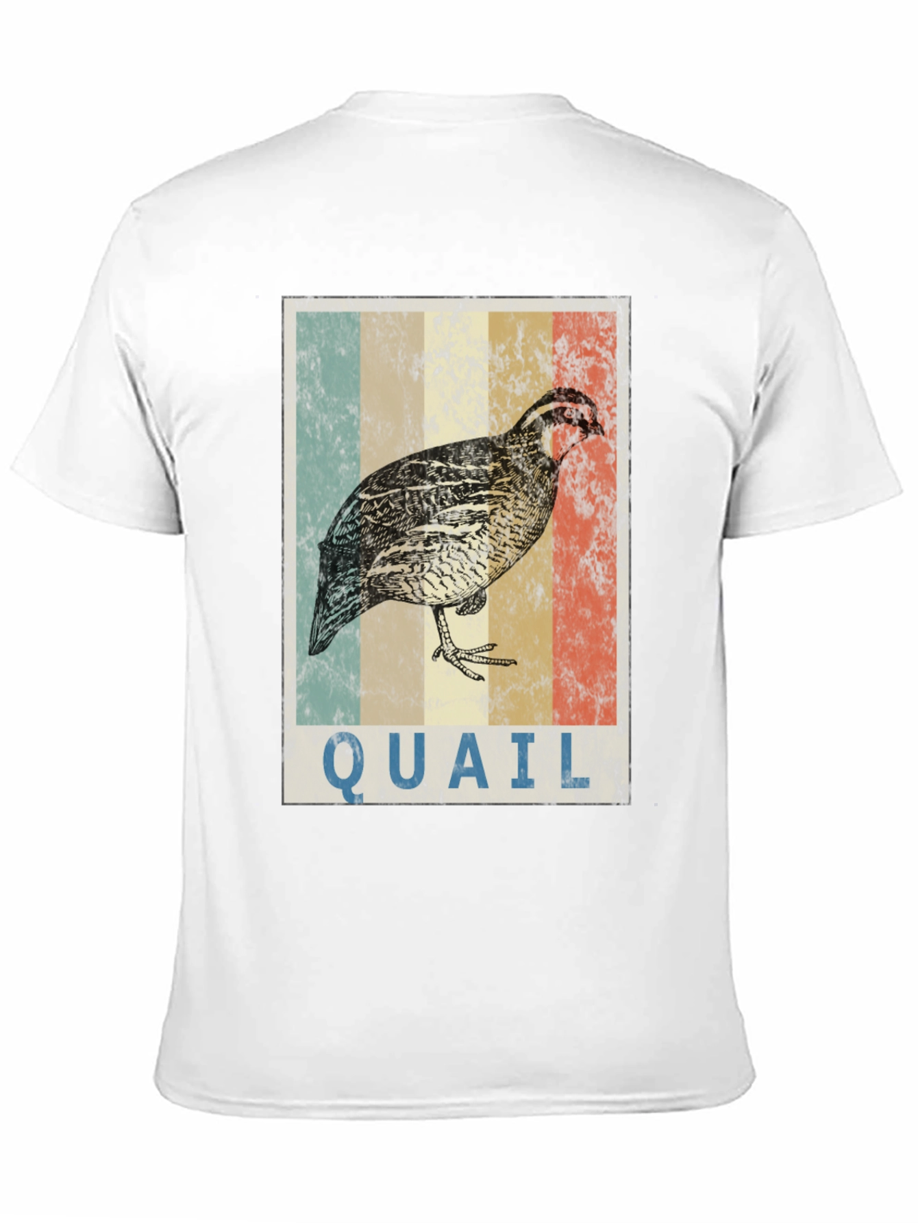 Black Vintage Quail Graphic T-Shirt view 11