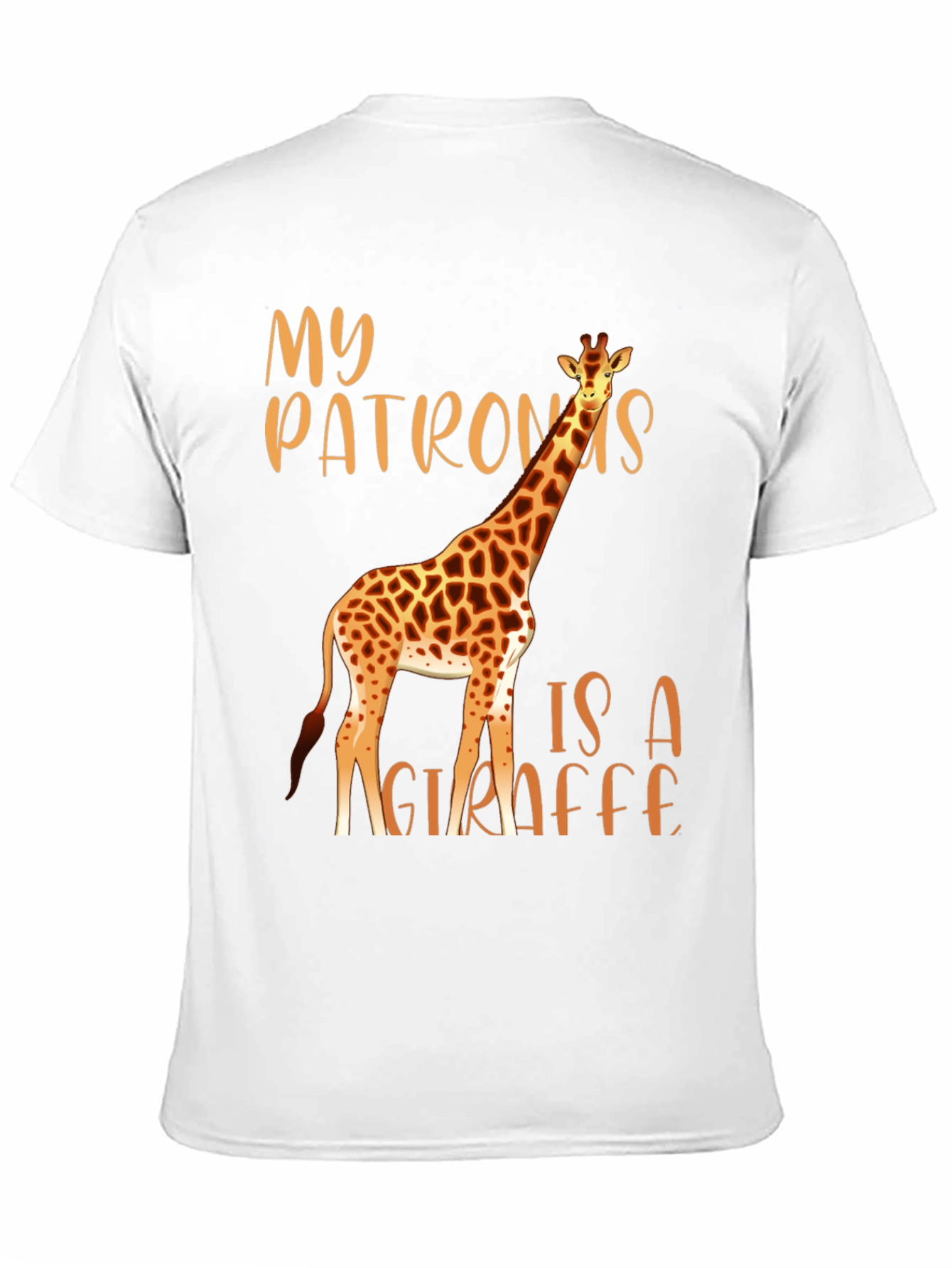 Black My Patronus Is A Giraffe T-Shirt view 11