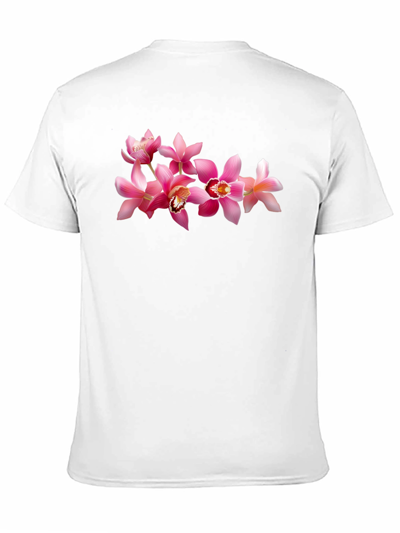 Black Floral Print Crew Neck T-Shirt view 11