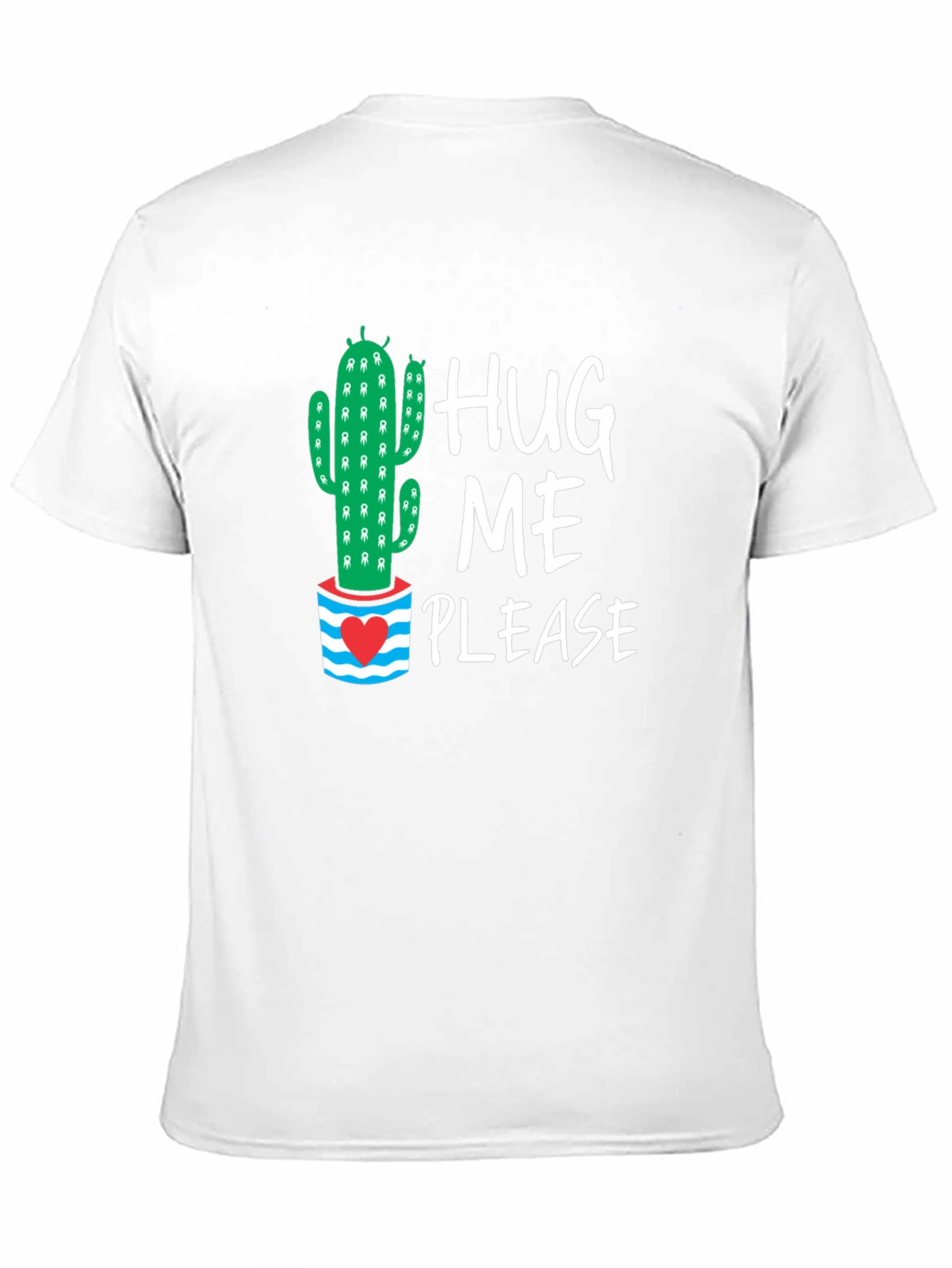 Black Hug Me Please Cactus Graphic Tee view 11