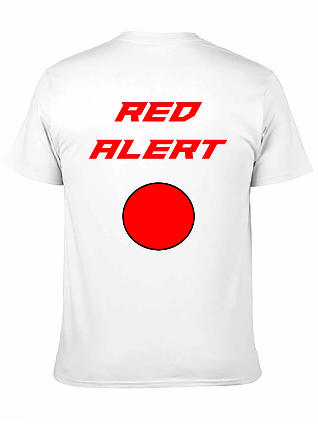 Black Red Alert Graphic T-Shirt - Stylish & Eye-Catching Design view 11