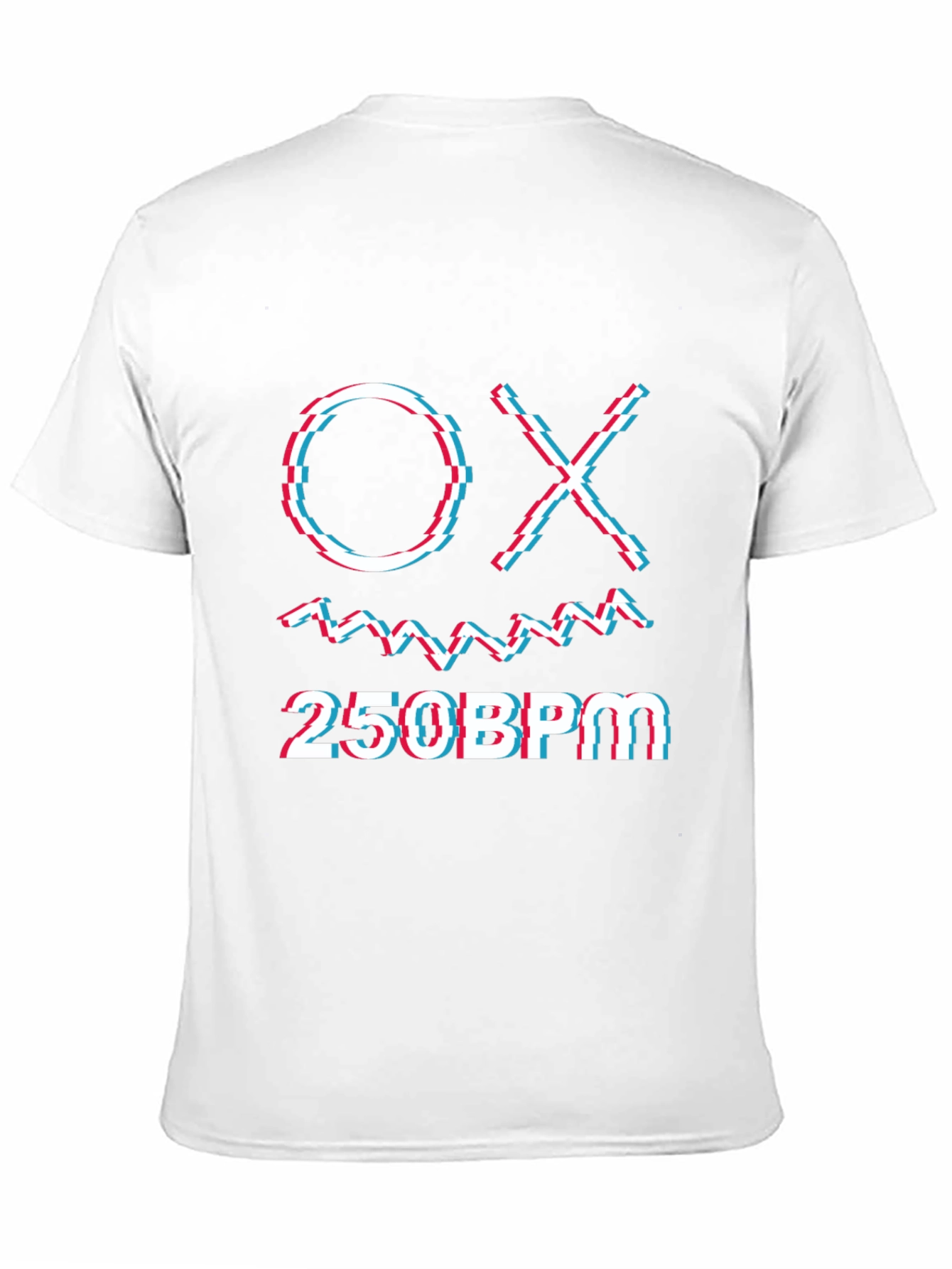Black OX 250BPM Graphic Tee - Glitch Style view 11