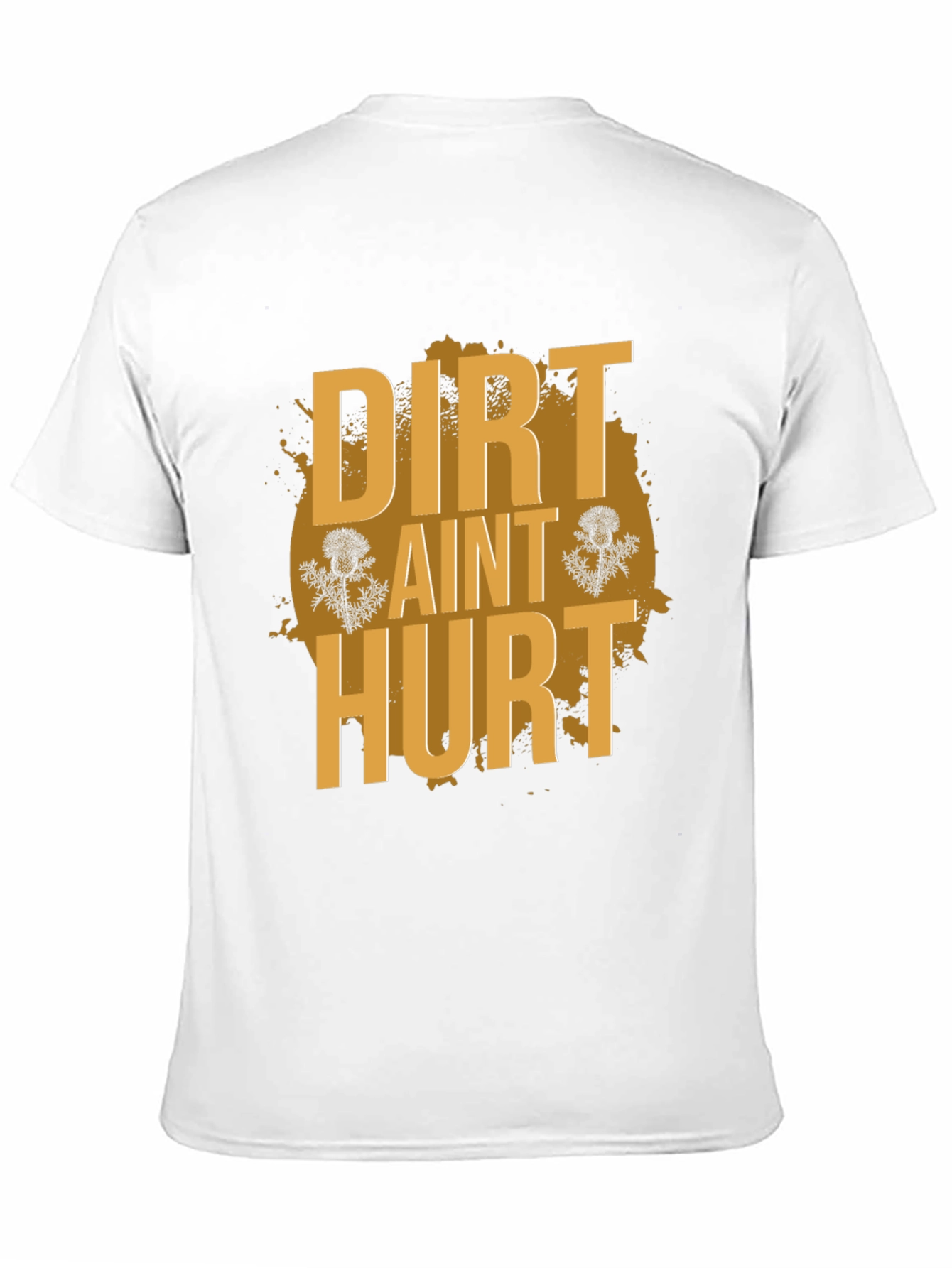 Black Dirt Ain't Hurt Black T-Shirt view 11