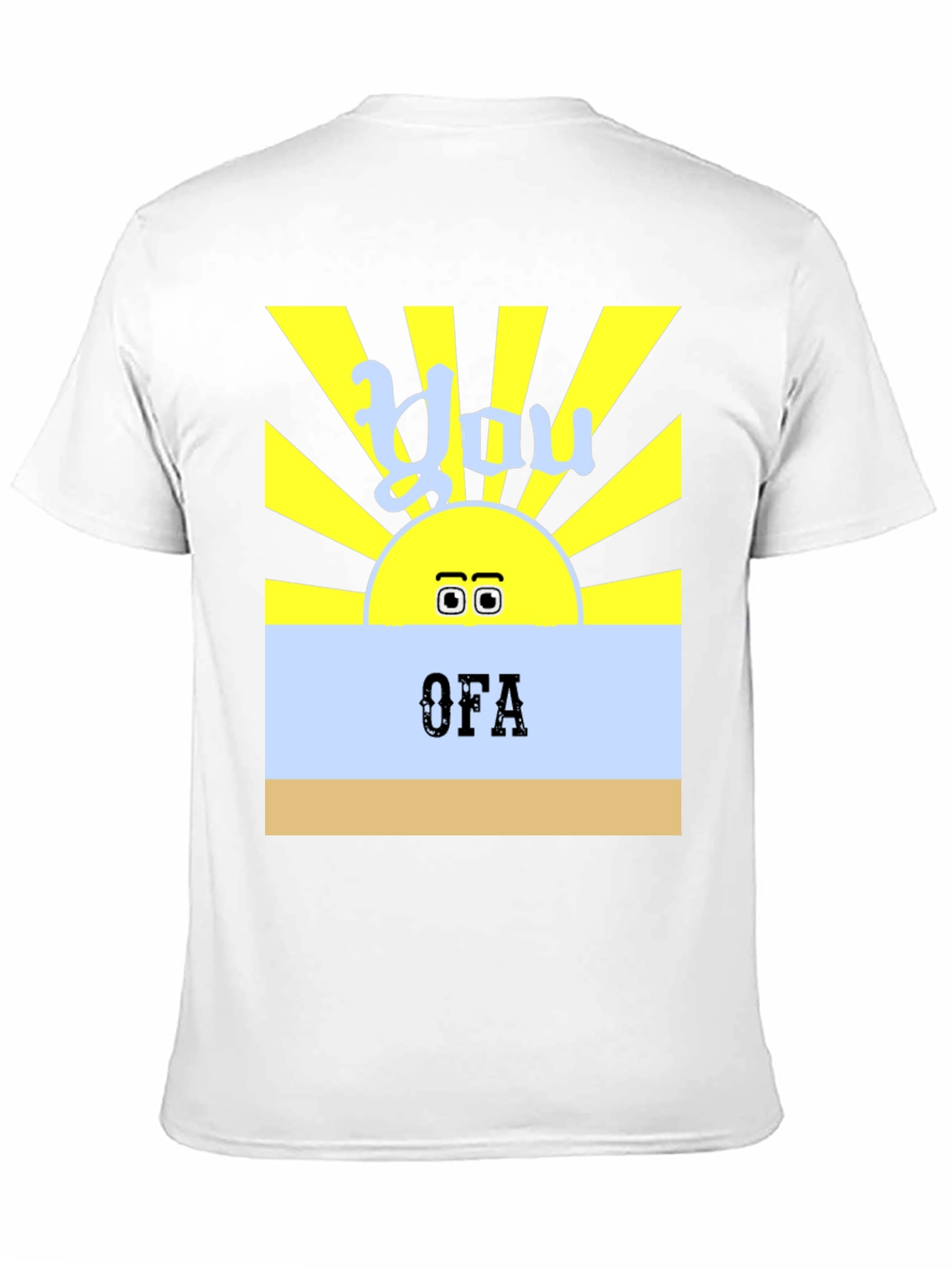 Black You OFA T-Shirt - Funny Sun Design view 11