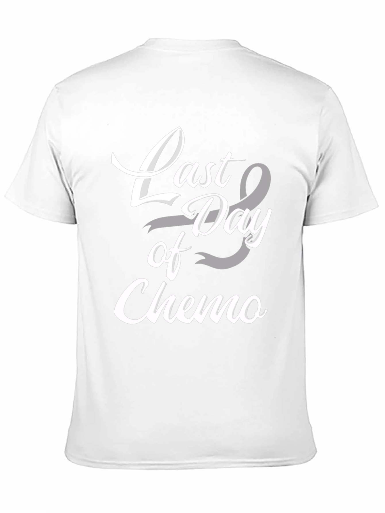 Black Last Day of Chemo Awareness T-Shirt view 11