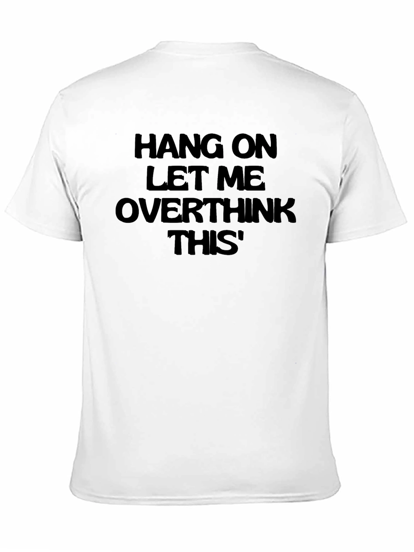 Black Overthink This Graphic Tee - Relaxed Fit view 11