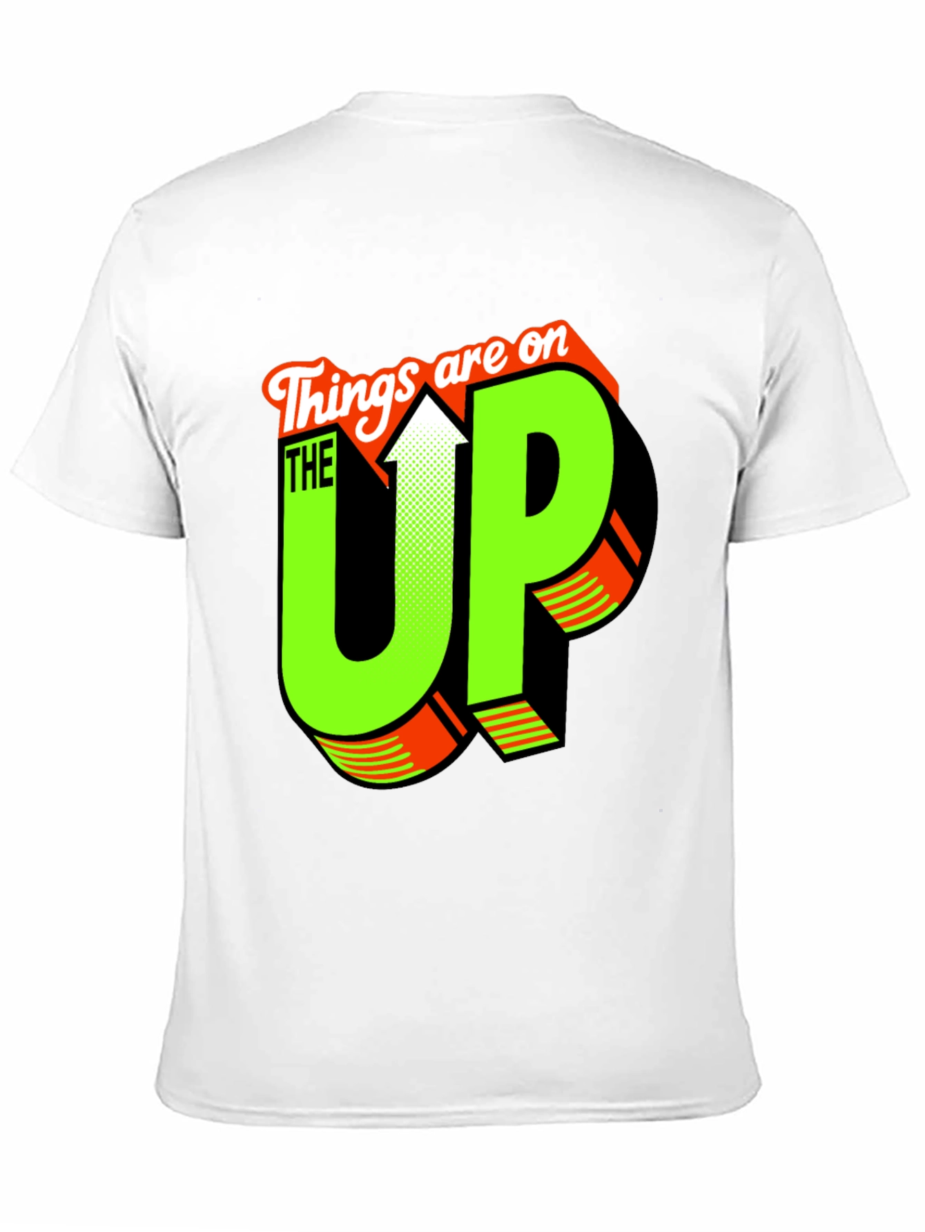 Black Things are on the UP Graphic T-Shirt view 11