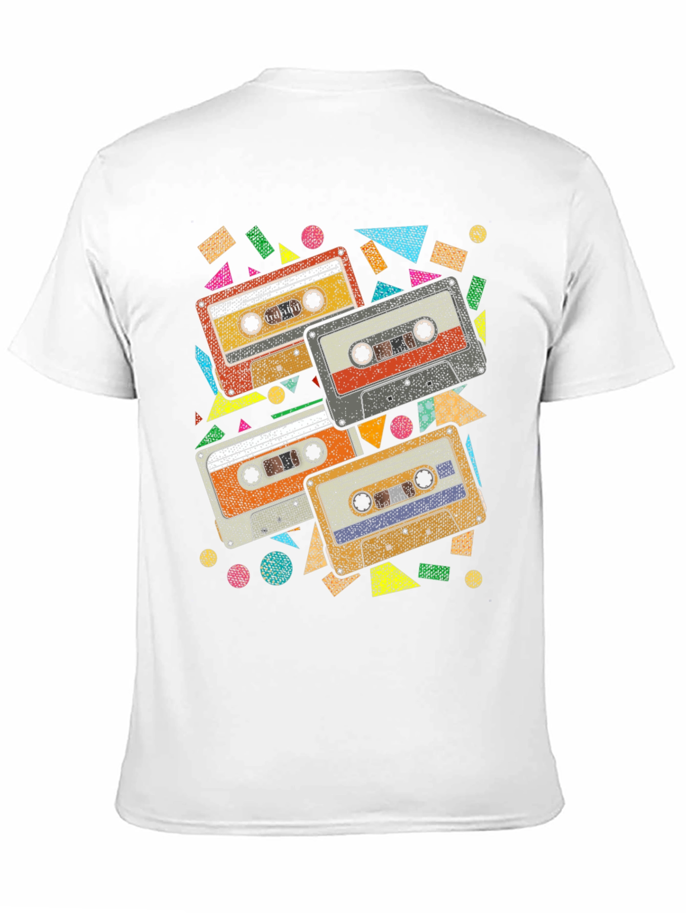 Black Retro Cassette Tape Graphic Tee - Black view 11