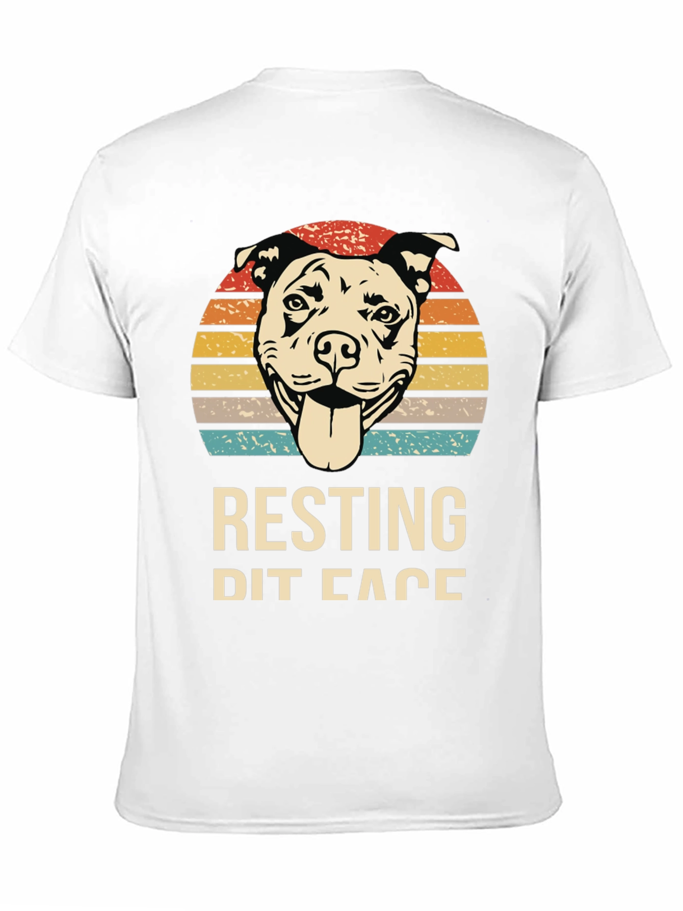 Black Resting Pit Face Graphic Tee view 11