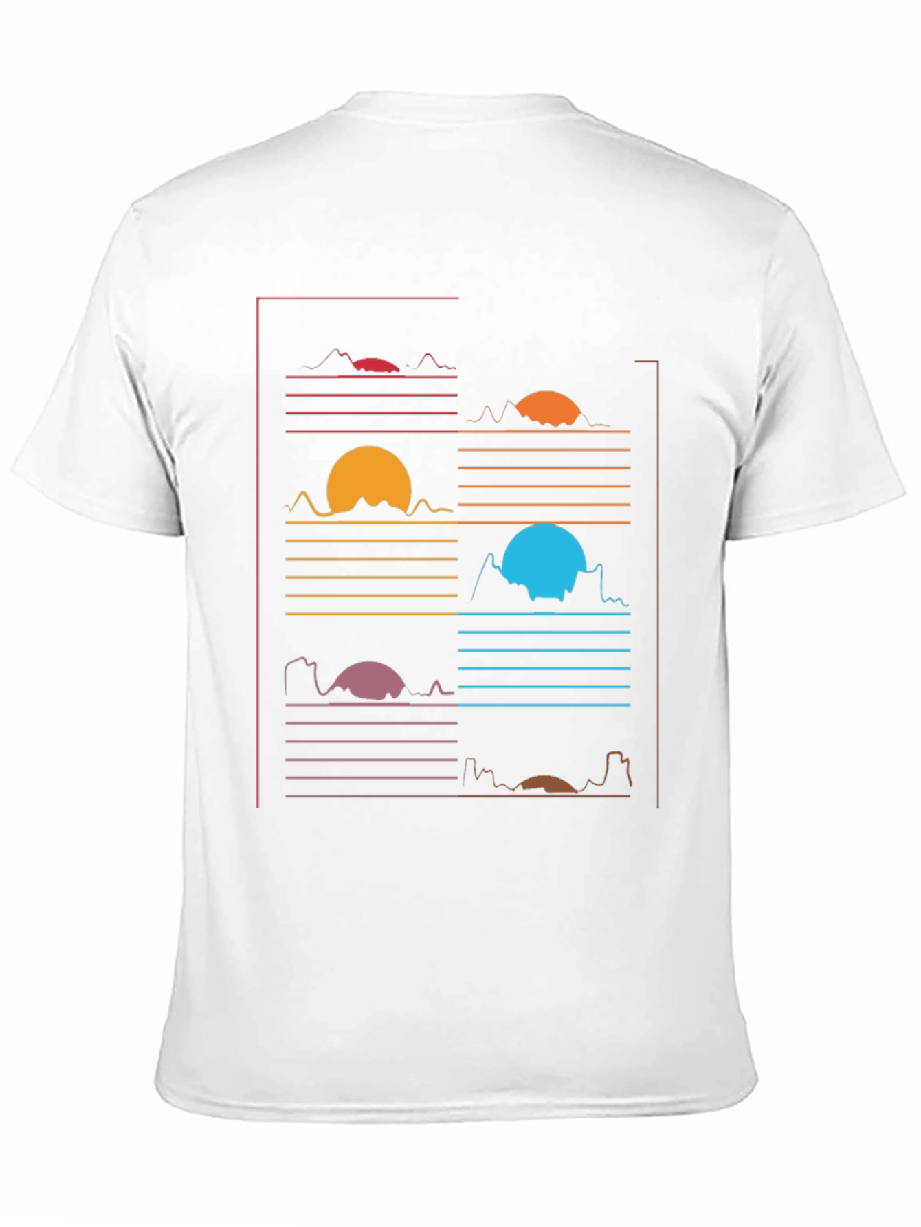 Retro Sunset Graphic Tee - Unique Design - 11