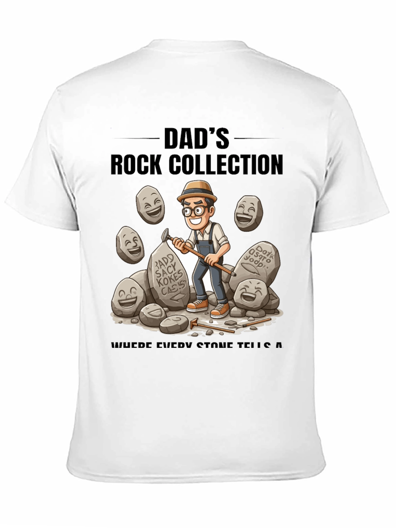 Black Dad's Rock Collection Graphic Tee view 11
