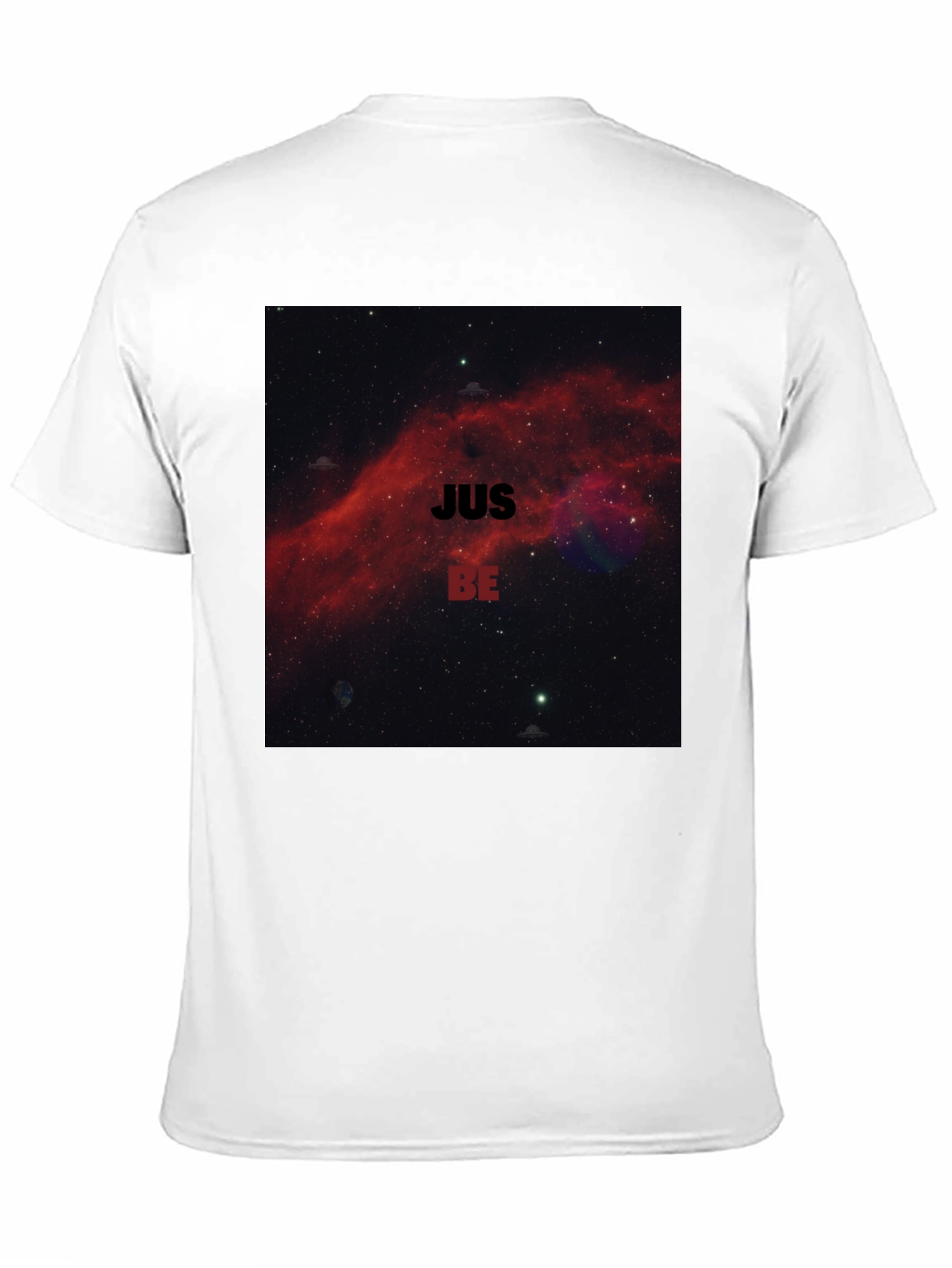 Black Just Be Nebula T-Shirt - Relaxed Fit view 11