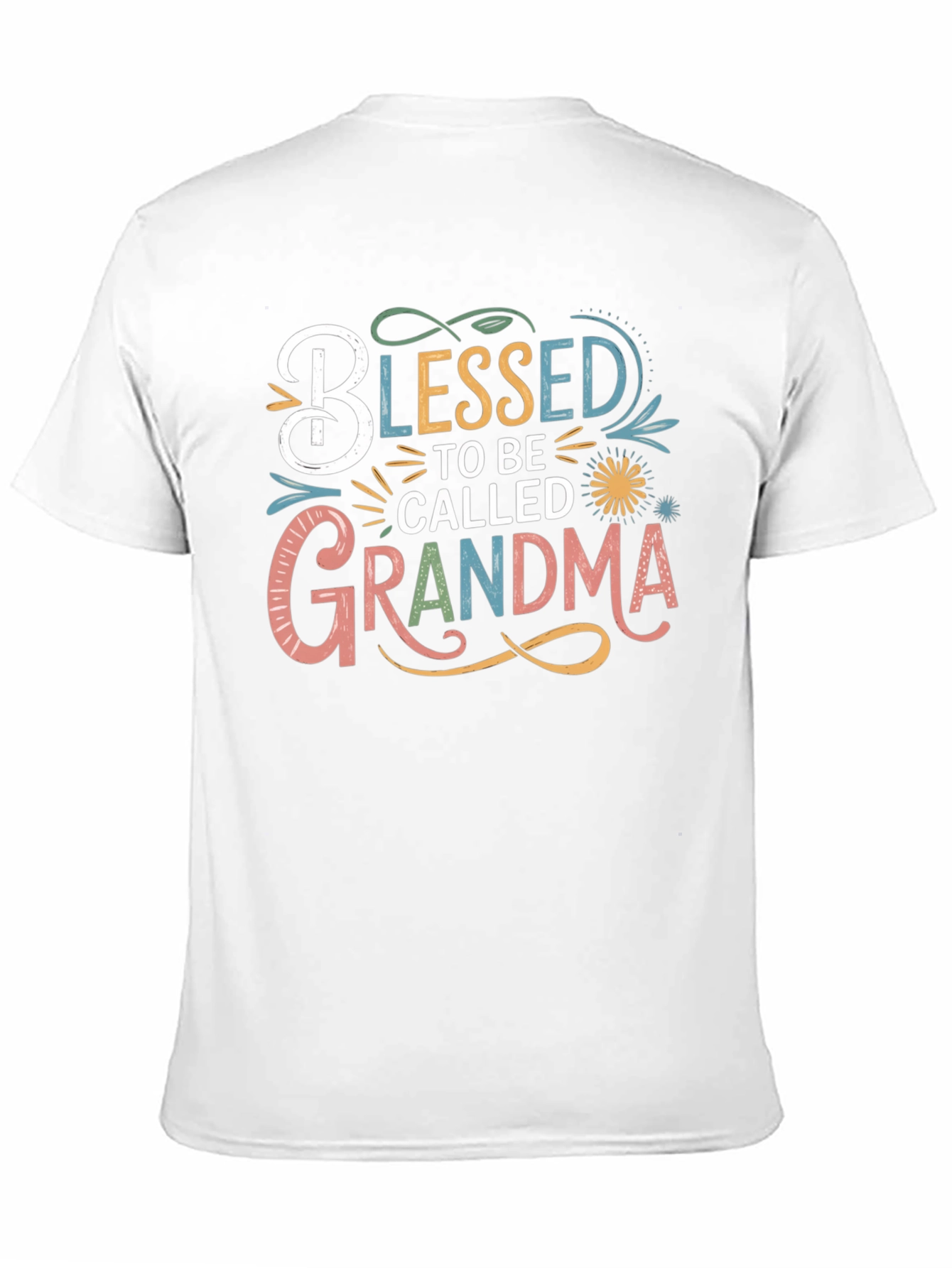 Black Blessed To Be Called Grandma T-Shirt view 11